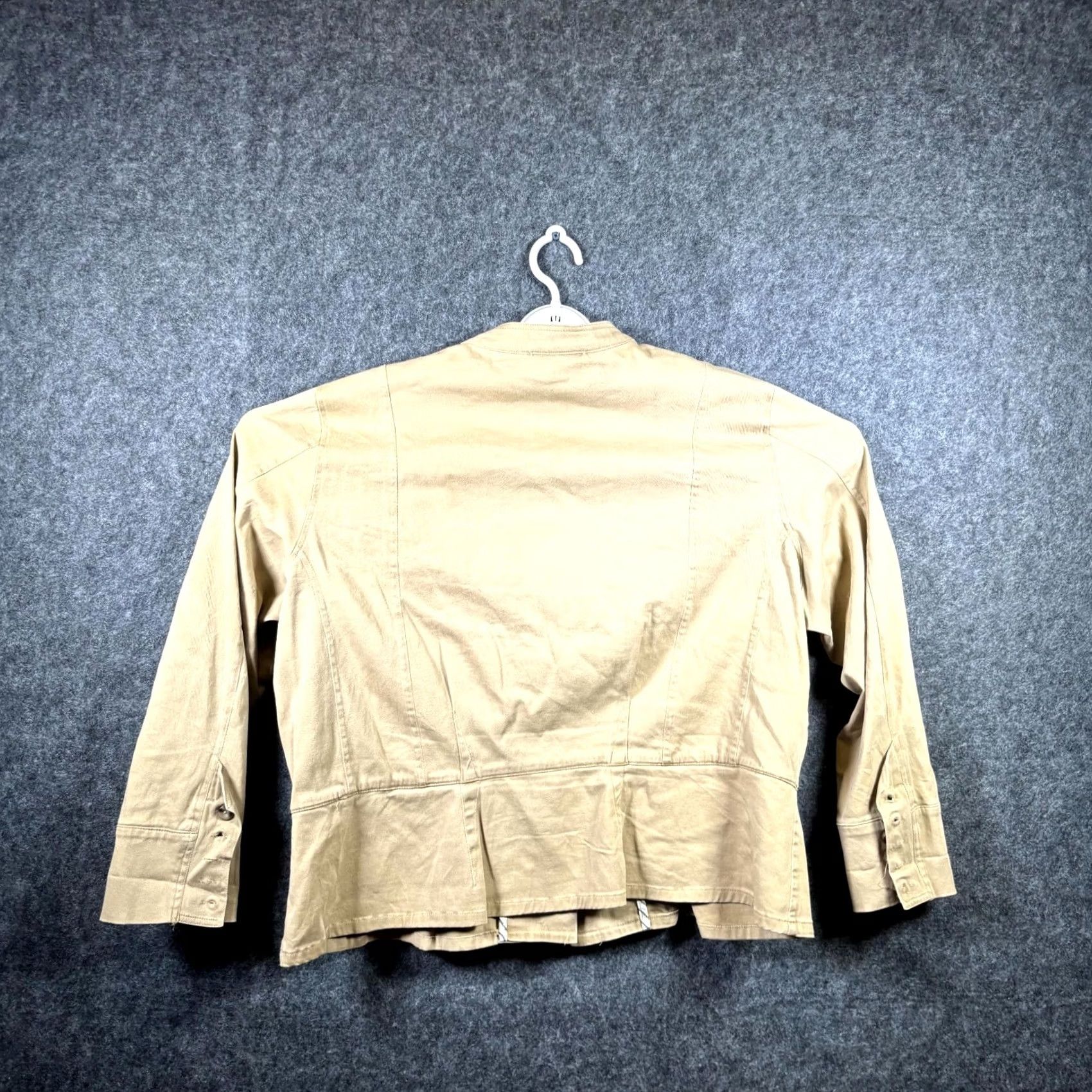 Vintage North Style Basic Jacket Women's 1X Canvas Front Pockets Outdoor Casual Brown Jacket Size XL / US 12-14 / IT 48-50 - 5 Thumbnail
