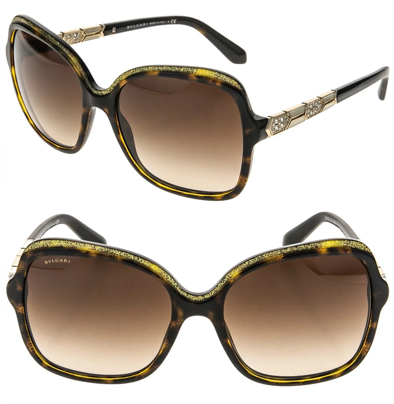 Bvlgari BULGARI BV8181B 8181 Serpenti Brown Havana Sunglasses Size ONE SIZE - 1 Thumbnail