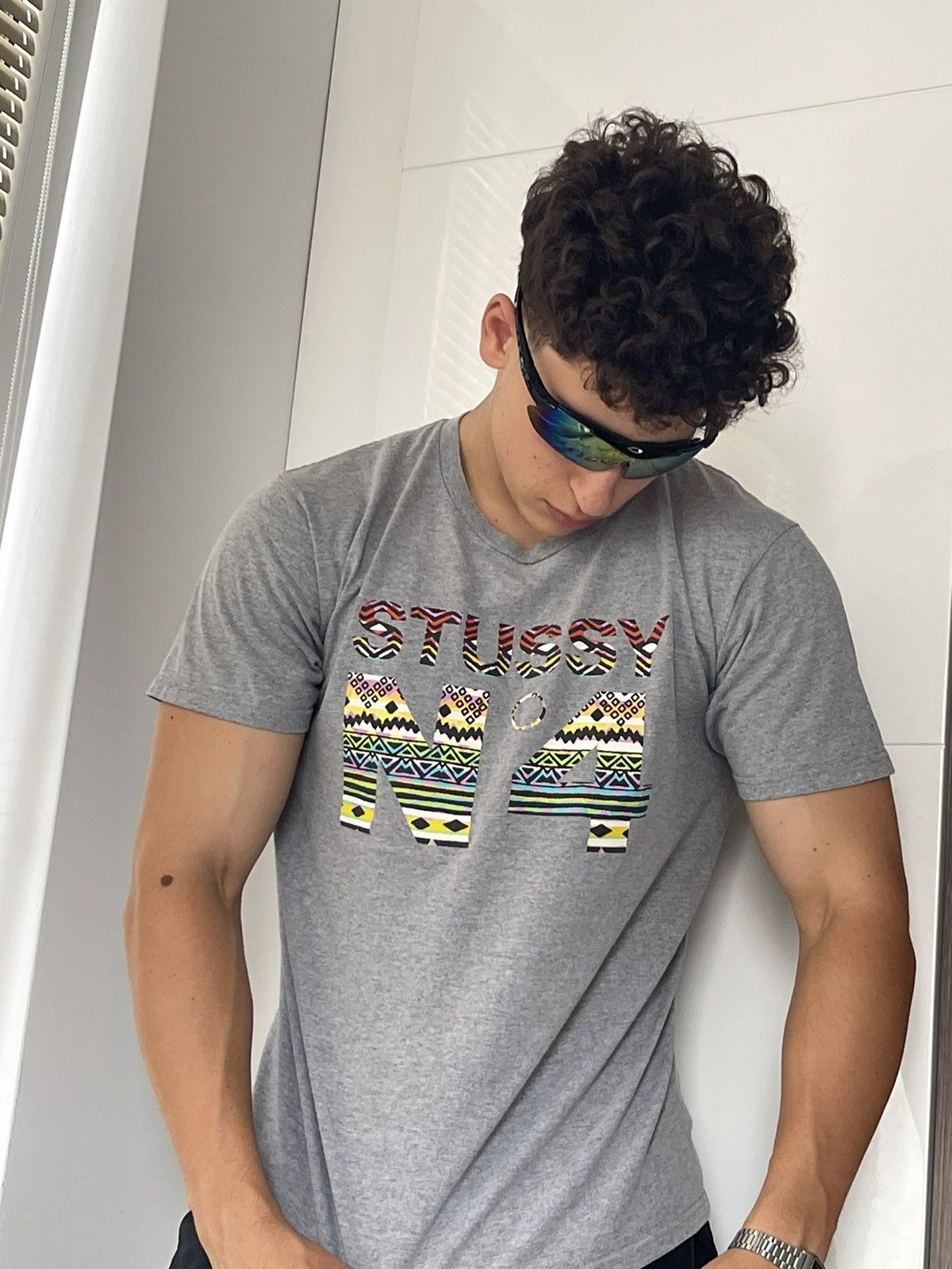 Stussy × Vintage ‼️Stussy Vintage No 4 Coloured Tee‼️ Size US M / EU 48-50 / 2 - 17 Thumbnail