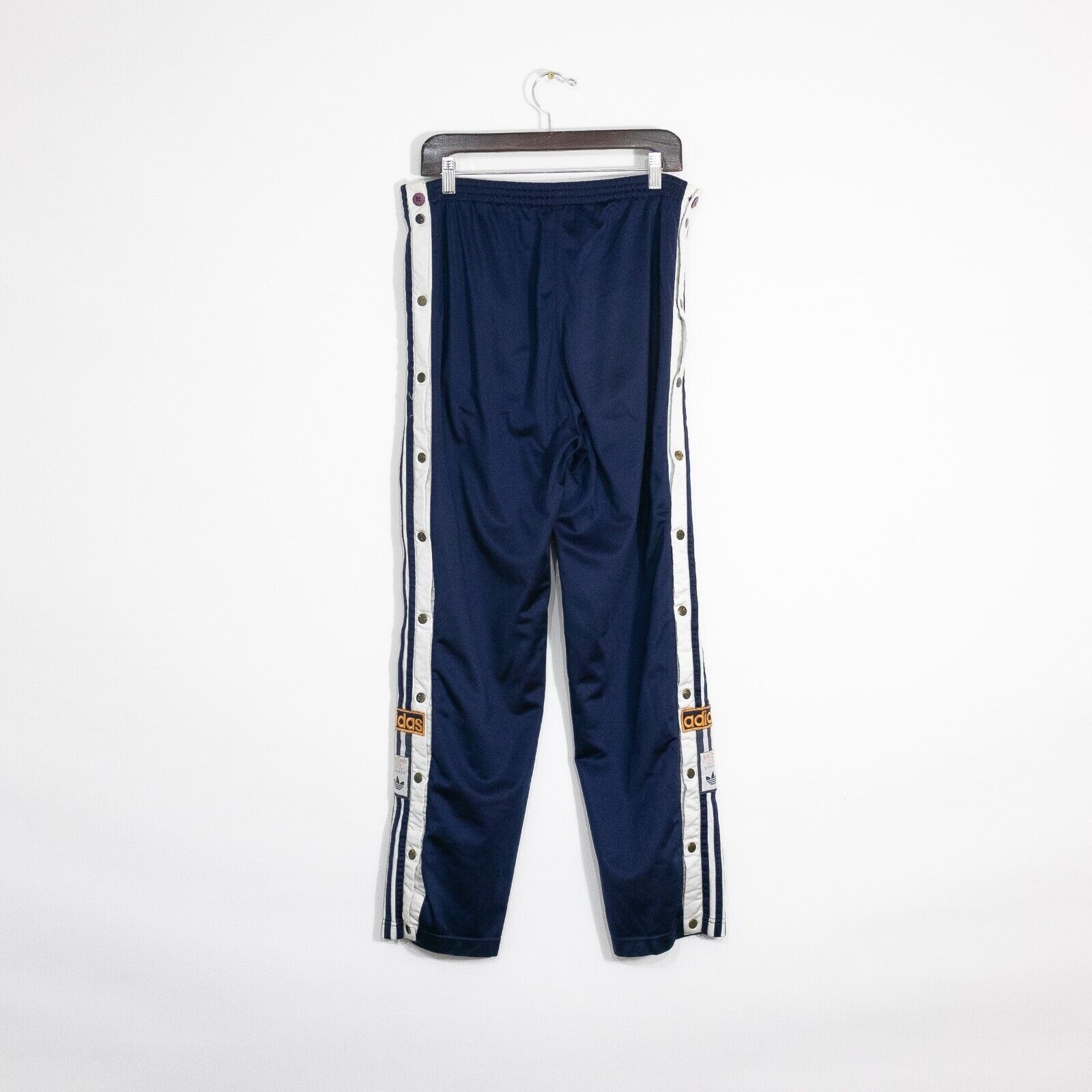 Adidas Vintage Adidas Tear Away Track Pants Mens Medium - Navy Blue Size US 30 / EU 46 - 6 Thumbnail