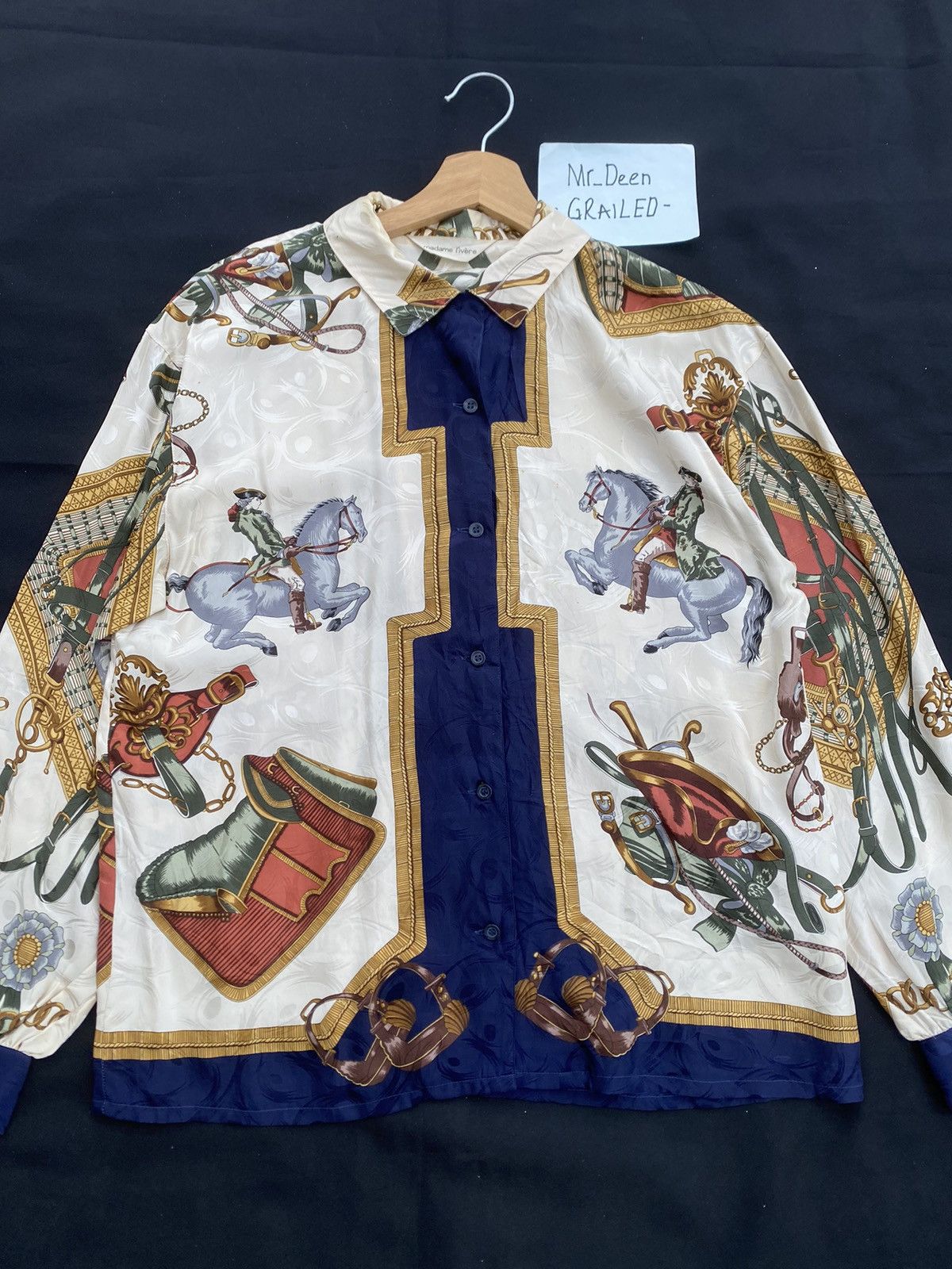 Vintage Rare Vintage Madame Rivere Silk Blouse Size M / US 6-8 / IT 42-44 - 5 Thumbnail