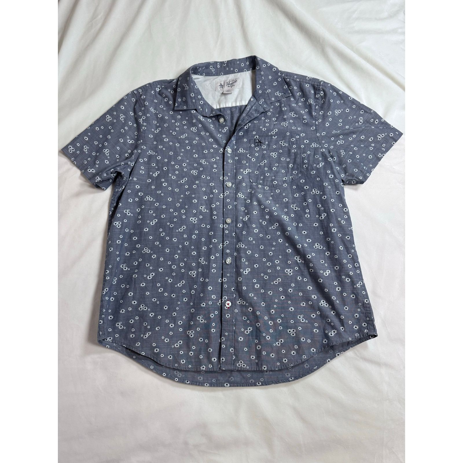 Original Penguin Original Penguin Cotton Floral Casual Button-Down Shirts L Size US L / EU 52-54 / 3 - 5 Thumbnail