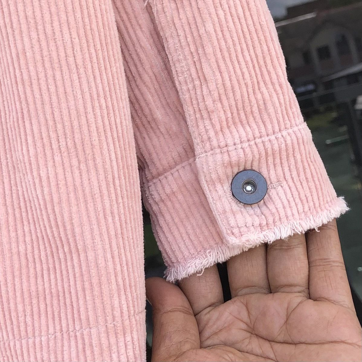 Zara Zara Pink Oversize Corduroy Jacket Size M / US 6-8 / IT 42-44 - 18 Thumbnail