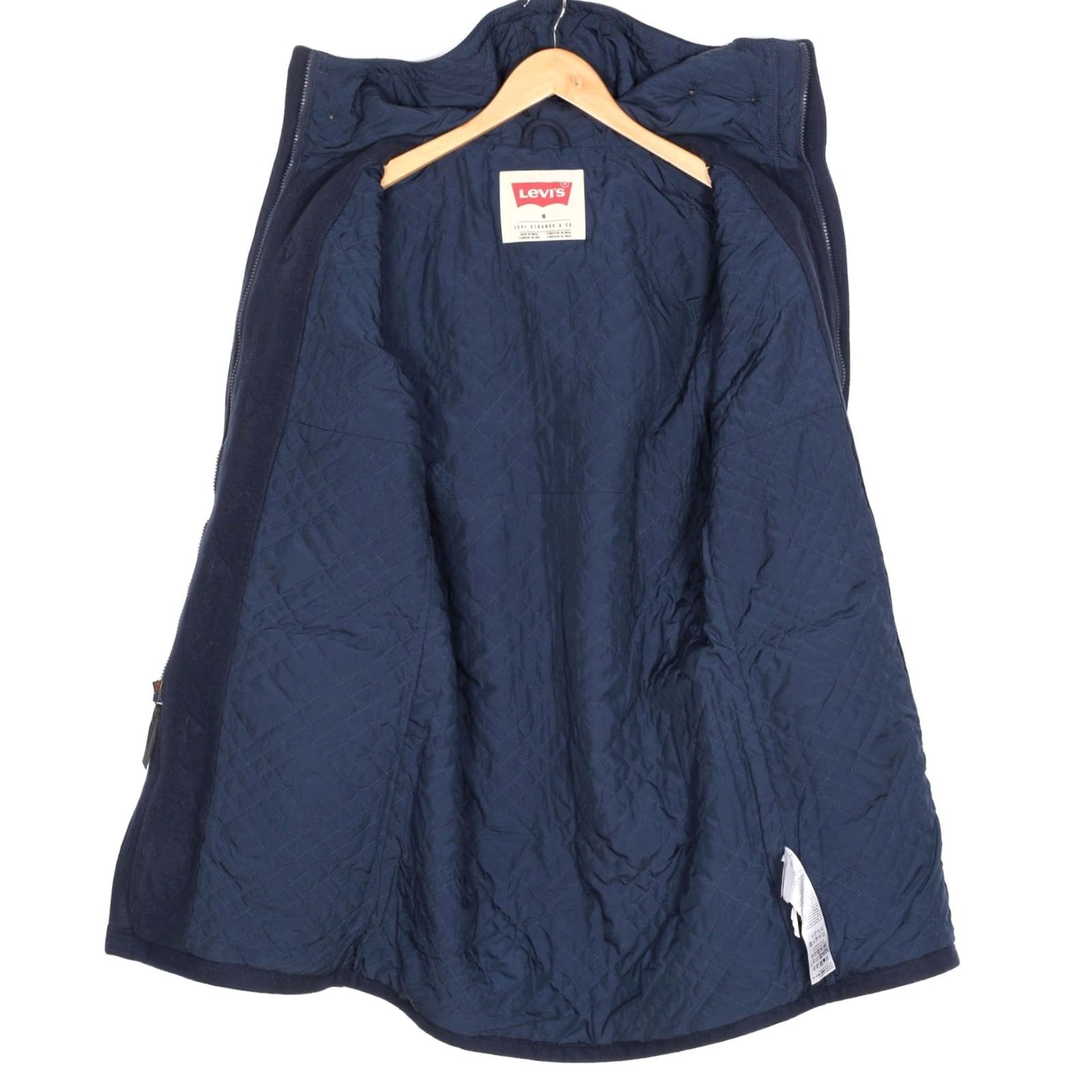 Levi's VINTAGE Levi’s Hooded Wool Blend Duffle Coat Men M Blue Logo Coat Mens Size US M / EU 48-50 / 2 - 5 Thumbnail
