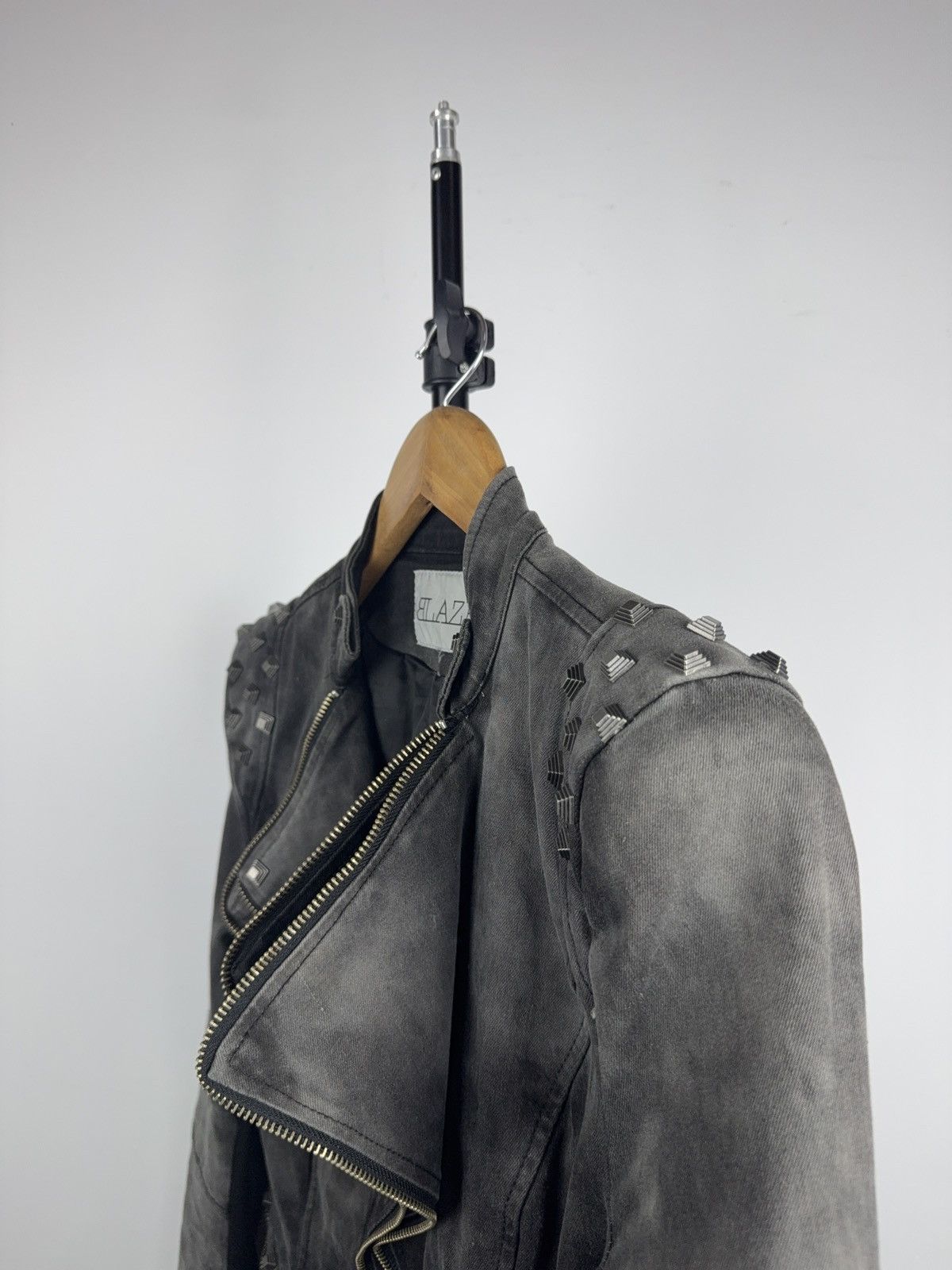 Japanese Brand Goth Studded Biker Moto Punk Rock Jacket Distressed Punk Y2K Size S / US 4 / IT 40 - 8 Thumbnail