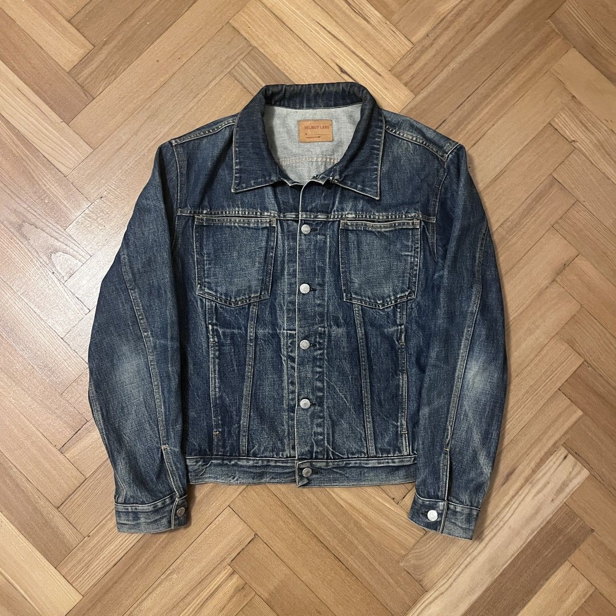 ジャケット・アウター HELMUT LANG CLASSIC DENIM 90's Helmut Lang - Classic Denim Jacket - Made in Italy | eBay