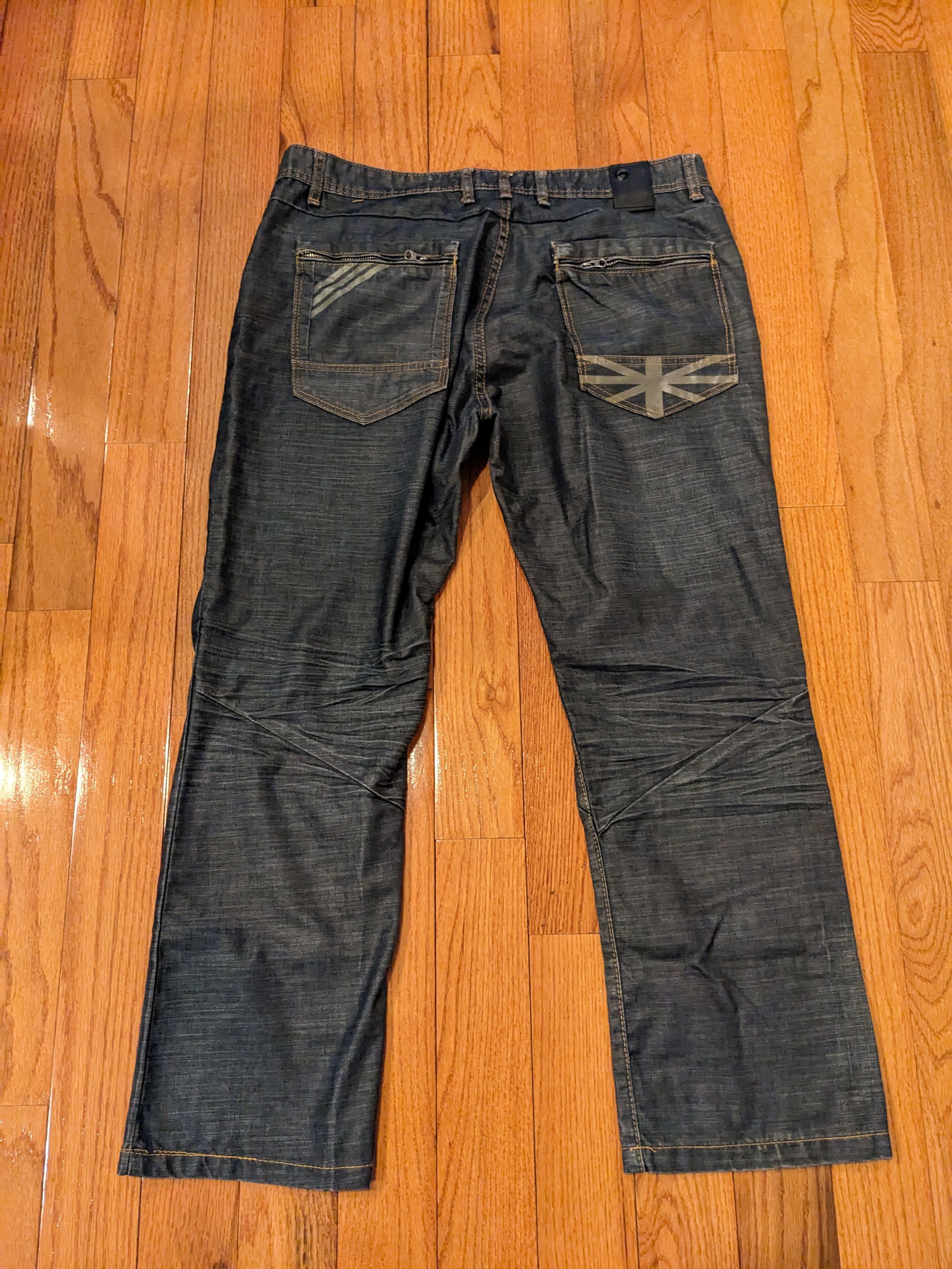 Vintage Vintage Y2K F.U.S.A.I Blue Gray 38 x 30 Pants Size US 38 / EU 54 - 1 Thumbnail