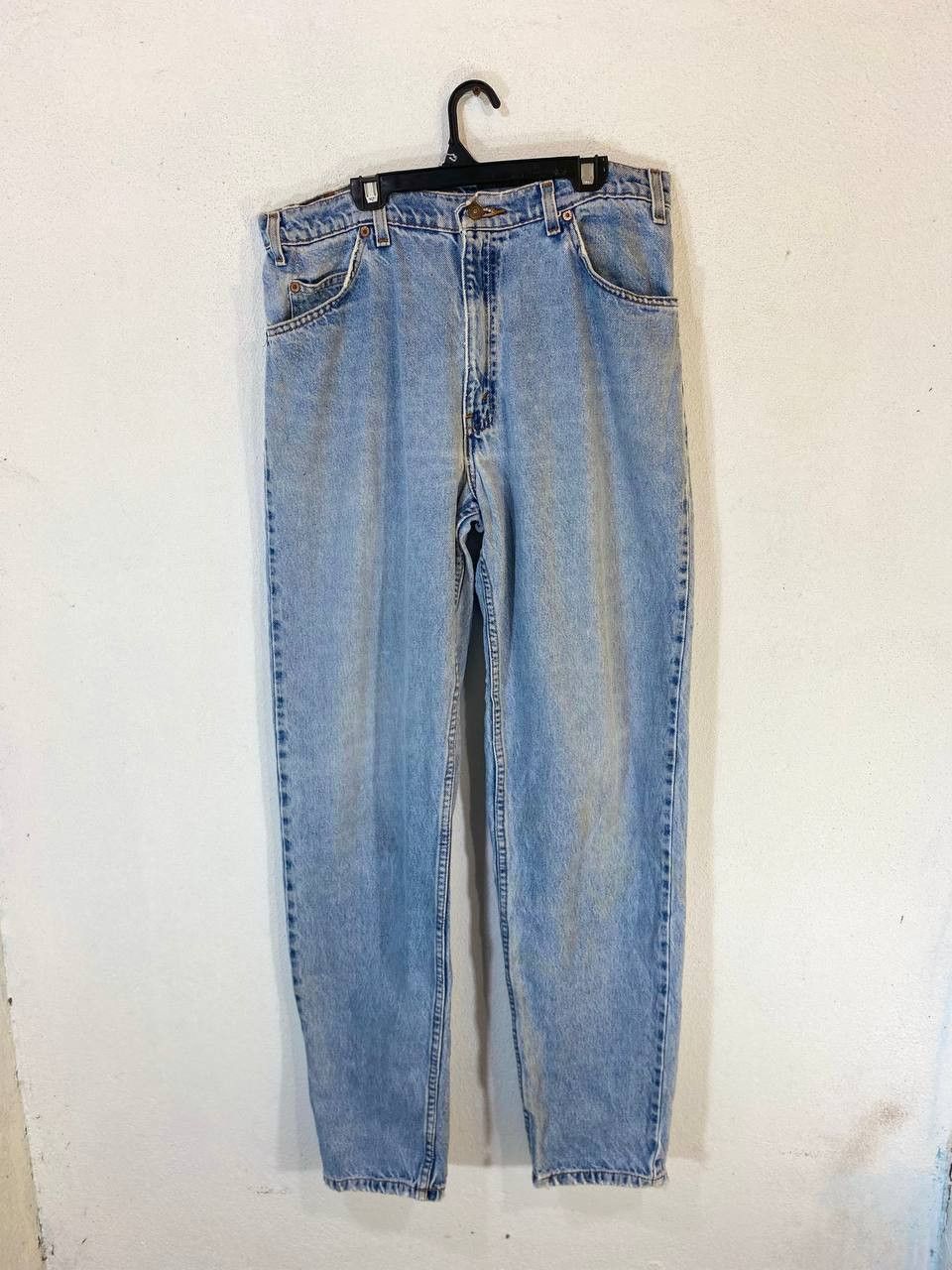 Levi's vintage levis 550 relaxed fit orange tab denim made in usa Size US 33 - 8 Thumbnail