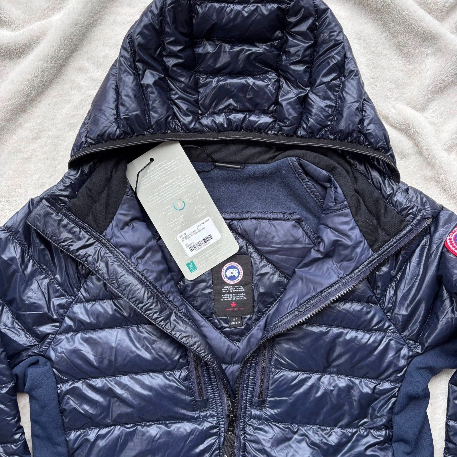 Canada Goose Canada Goose Atlantic Navy Hooded Hybridge Lite Jacket Size US XXL / EU 58 / 5 - 5 Thumbnail