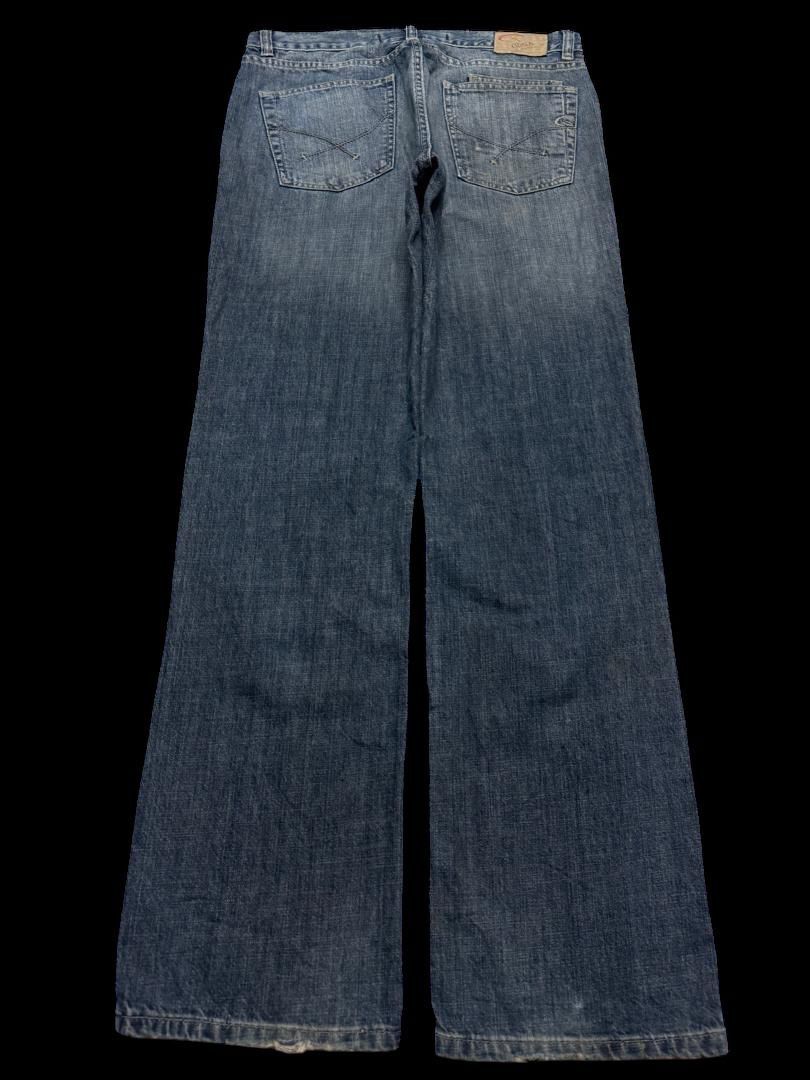 Japanese Brand BAGGY Guga 🇯🇵 Jeans Rusty Mudwash Sick Style Distressed Jean Size US 33 - 13 Thumbnail
