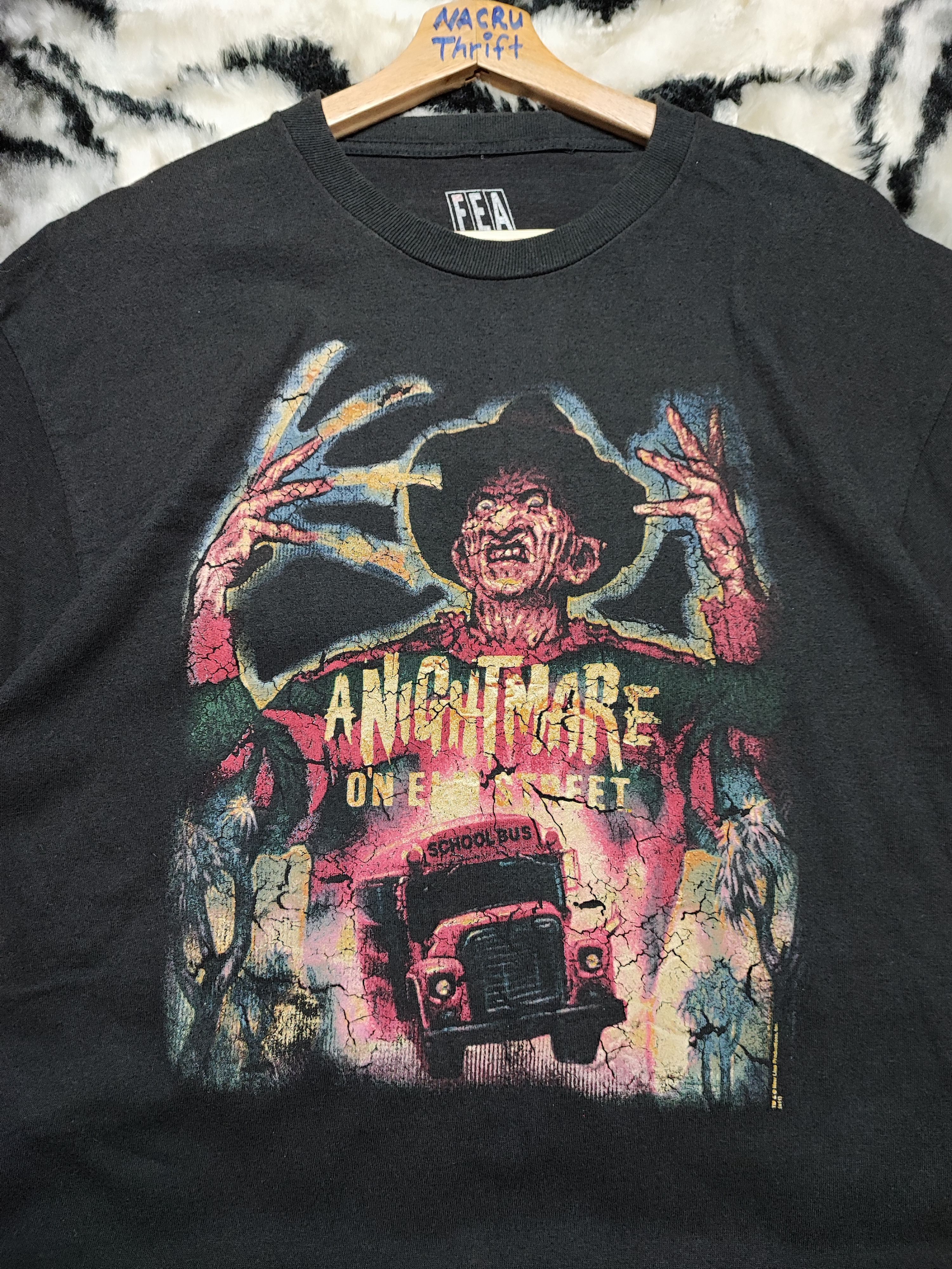 Vintage Movie Tshirt by Freddy Krueger A Nightmare Size US L / EU 52-54 / 3 - 4 Thumbnail