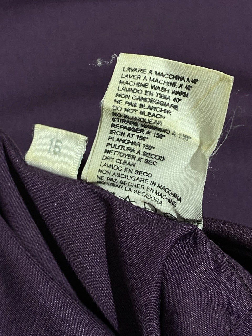 Versace Vintage Versace Classic Purple Shirt Size US L / EU 52-54 / 3 - 12 Thumbnail