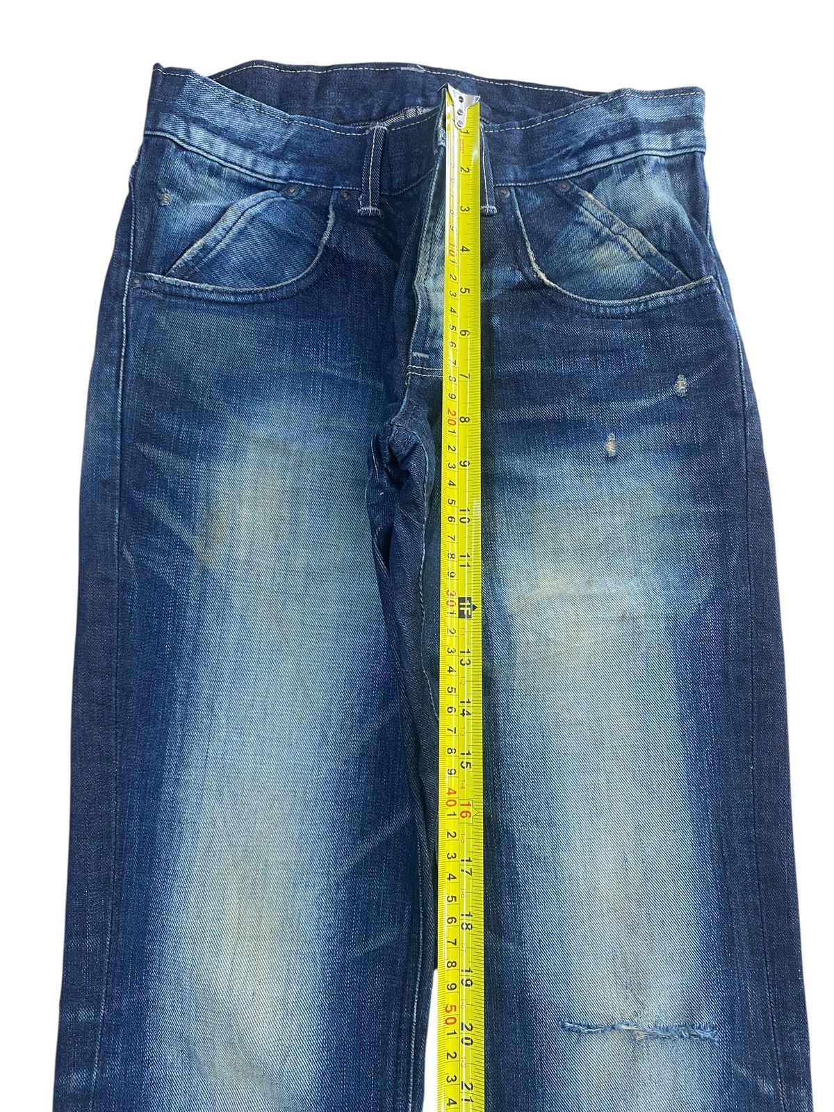 Japanese Brand Japanese Brand Light Faded Wash Style Straight Cut Jeans Size US 28 / EU 44 - 6 Thumbnail