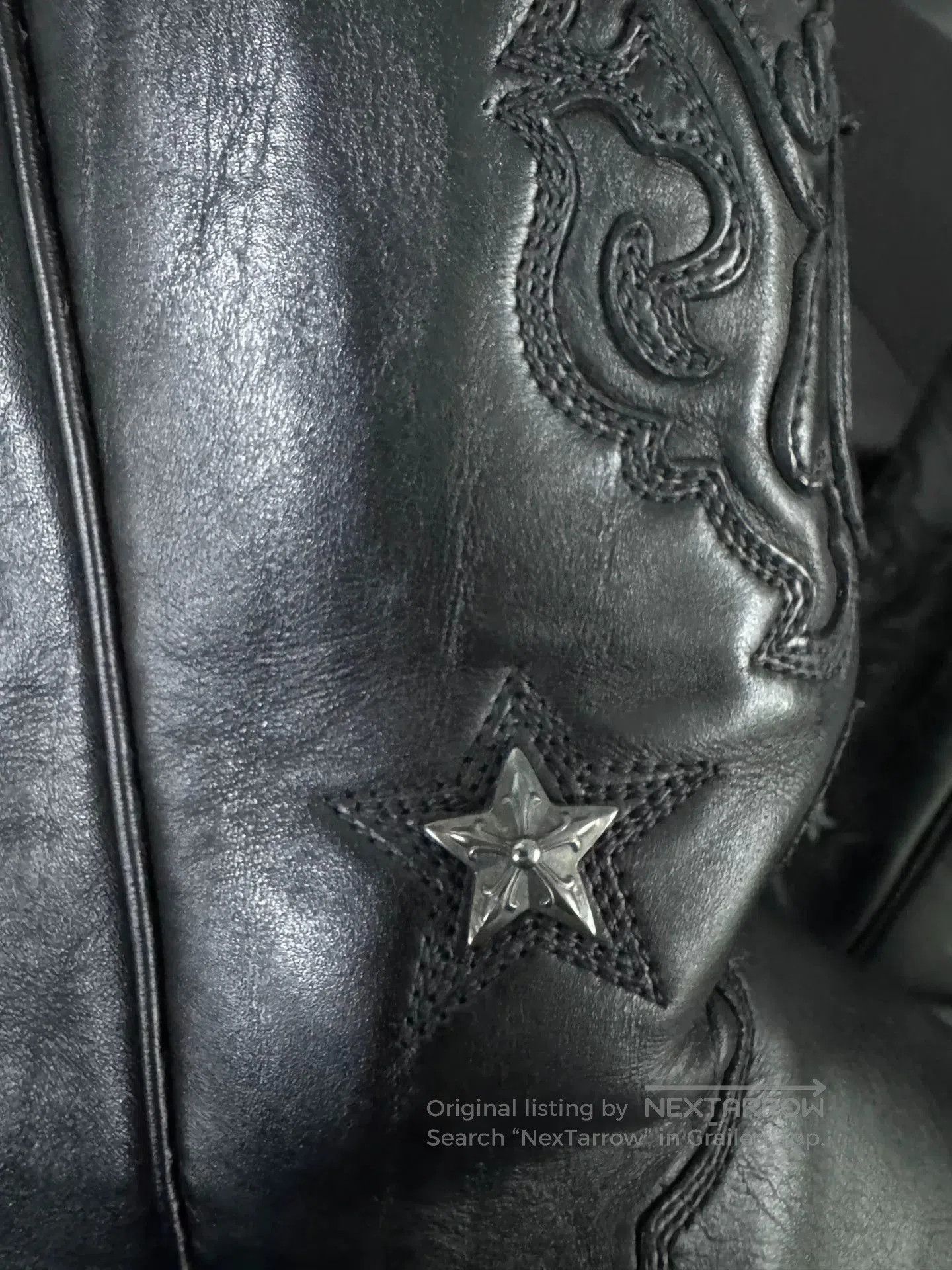 Chrome Hearts Chrome Hearts Western Cowboy Star Boots. Size US 10 / EU 43 - 3 Thumbnail