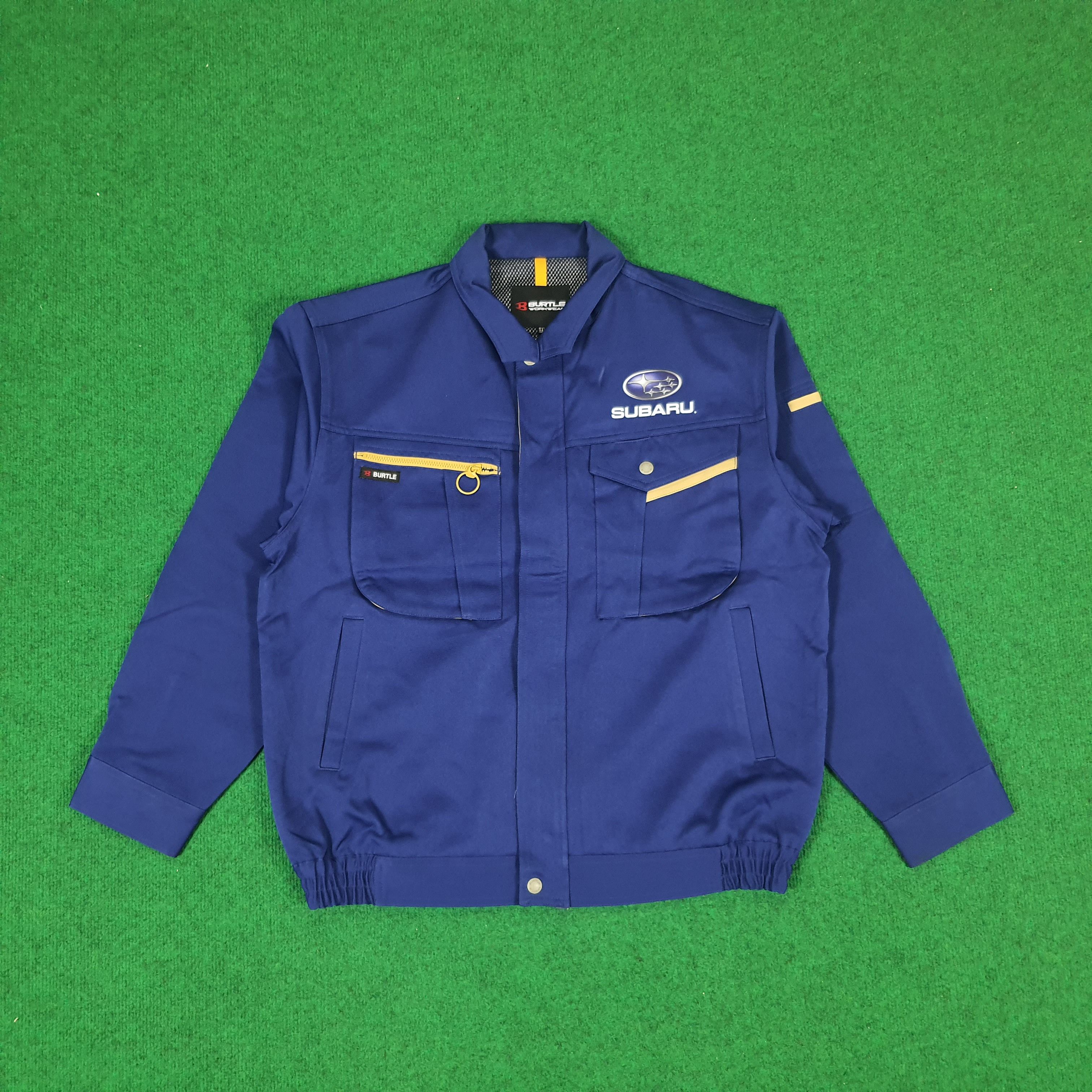 Vintage SUBARU Japanese Brand Motorsports Work Jacket