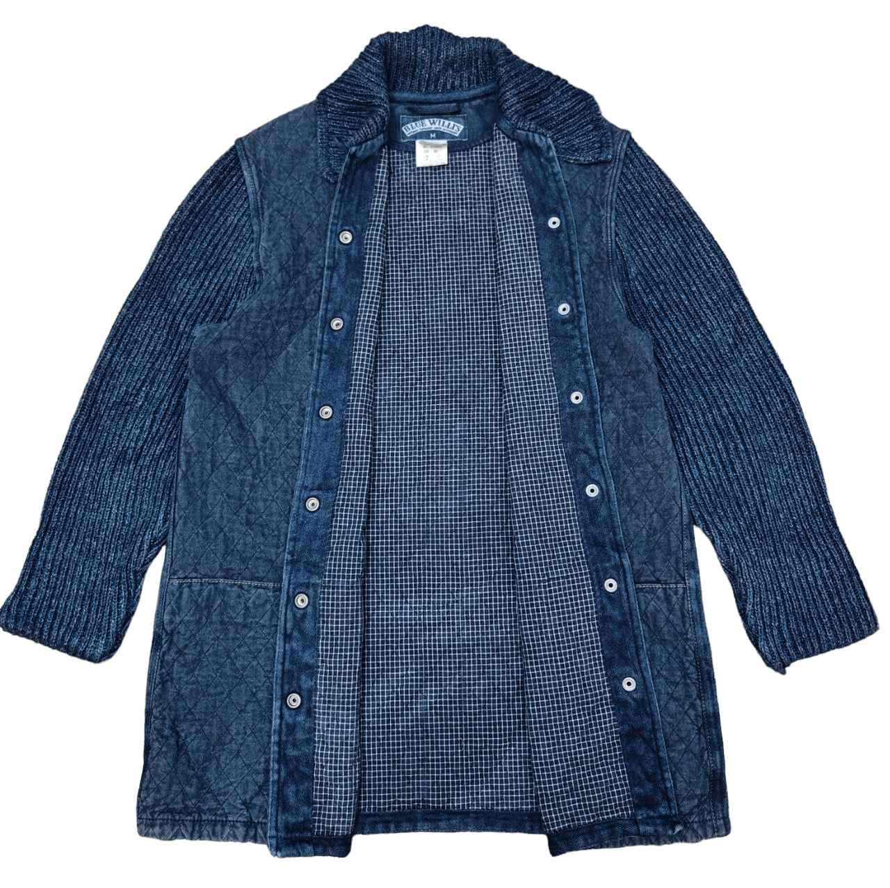 Vintage 💥LAST CALL💥 Blue Willi's Quilted Jacket Size US M / EU 48-50 / 2 - 2 Thumbnail