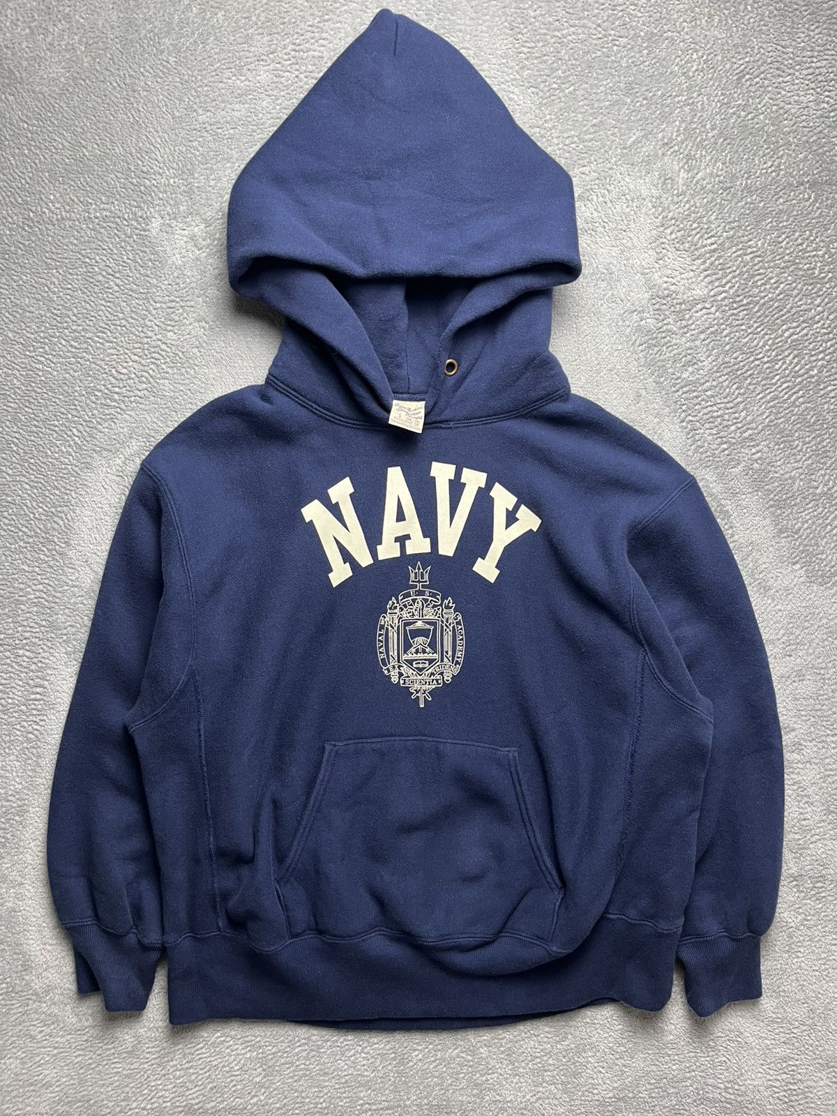 Buzz Rickson's Buzz rickson’s x Beams - US Navy reverse weave hoodie Size US S / EU 44-46 / 1 - 1 Thumbnail