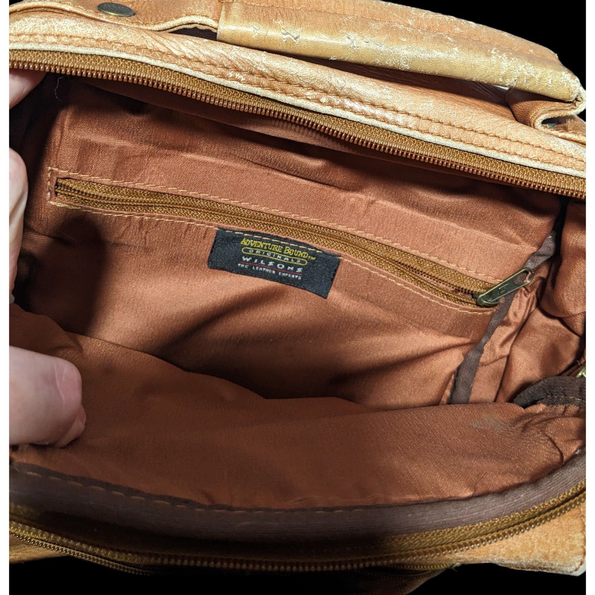 Wilsons Leather Vintage Wilson's Adventure Bound Originals Multi-Pocket Leat Size ONE SIZE - 3 Thumbnail