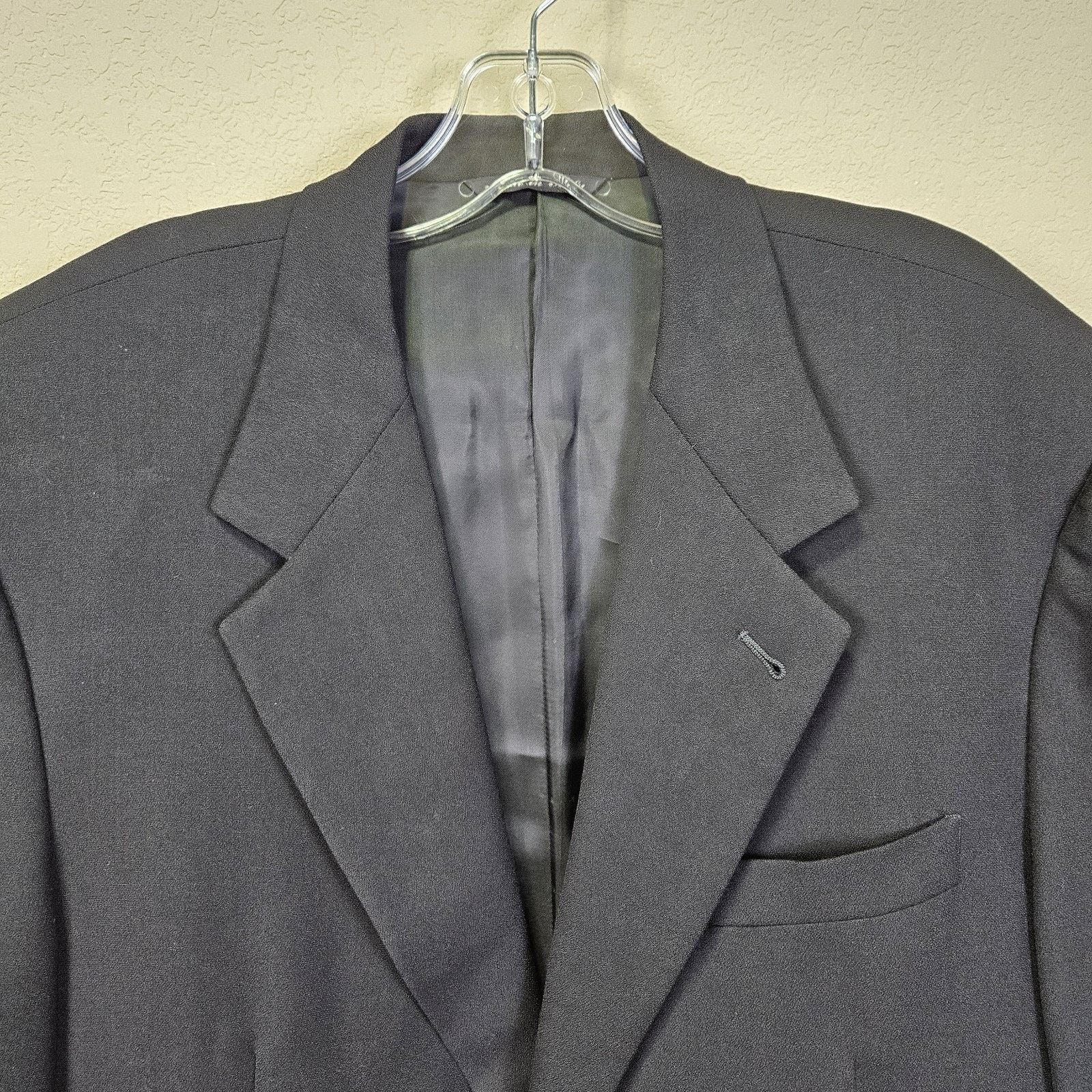 Canali Canali Proposta Enamel Gold Button Vellerian Blazer Italian Size 42L - 6 Thumbnail