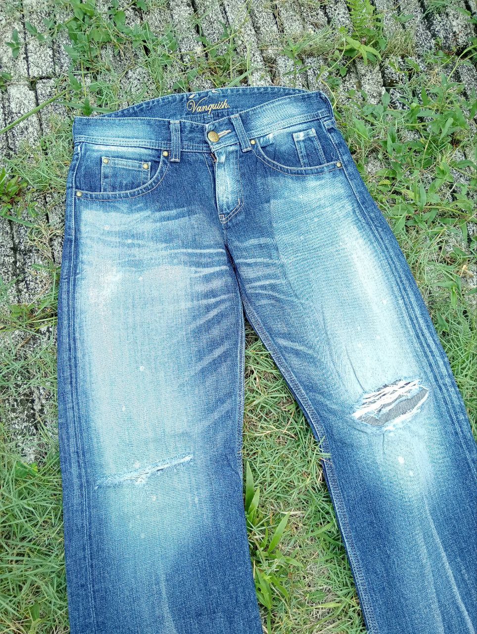 Vanquish Vintage Vanquish Gold Japan Distressed Jeans Size US 34 / EU 50 - 4 Thumbnail