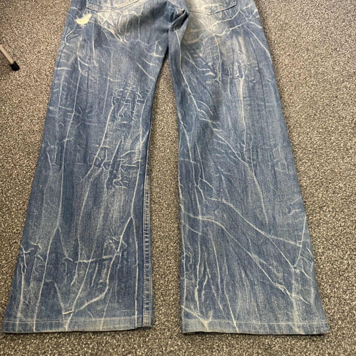 Le Grande Bleu (L.G.B.) 🔥🇯🇵 Archive y2k Nylaus Clothing Bootcut Whisker Denim Size US 34 / EU 50 - 11 Thumbnail