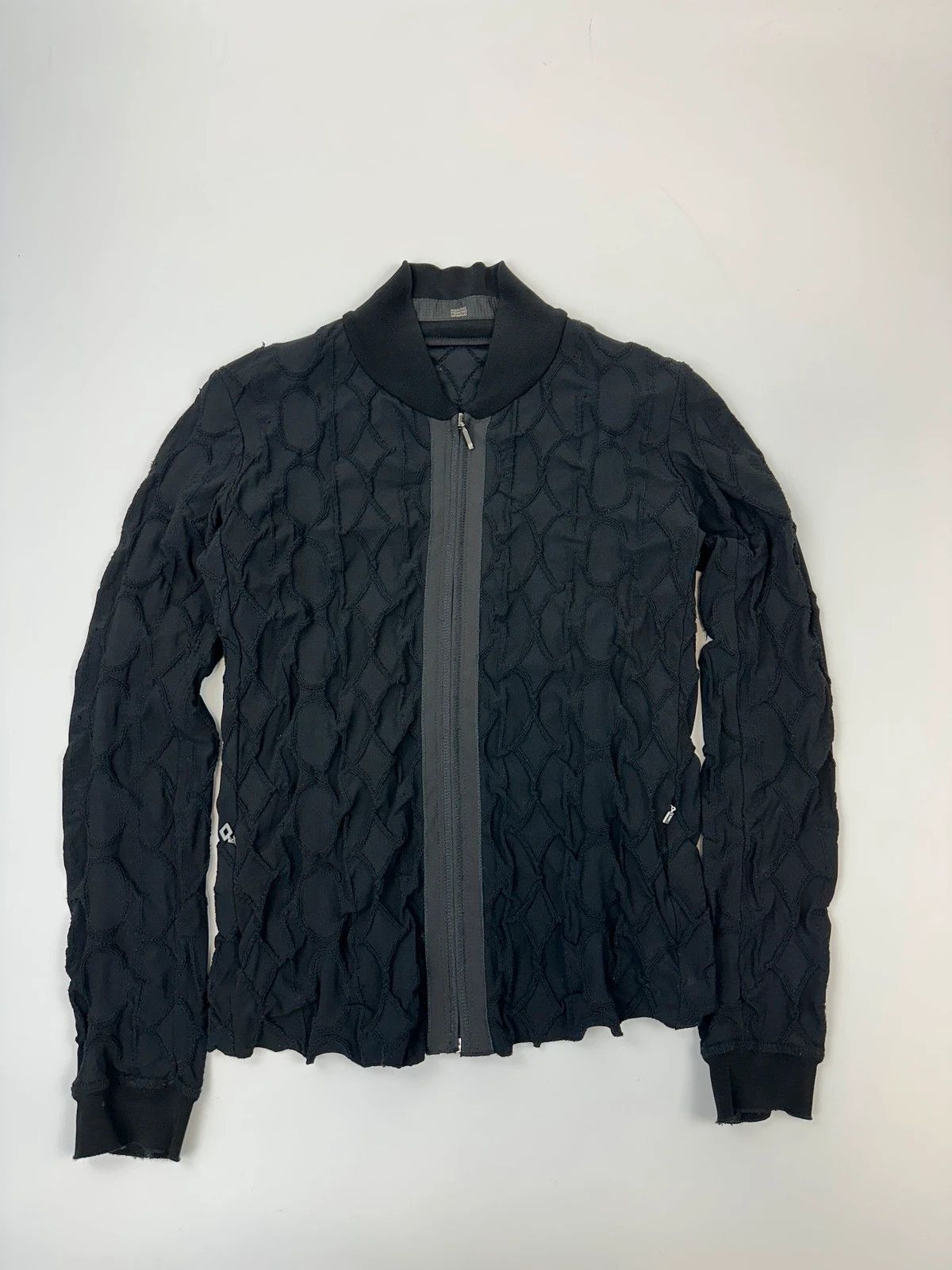 Marithe + Francois Girbaud Marithé + François Girbaud 00’s Black Stitches Fitted Jacket Size M / US 6-8 / IT 42-44 - 1 Thumbnail
