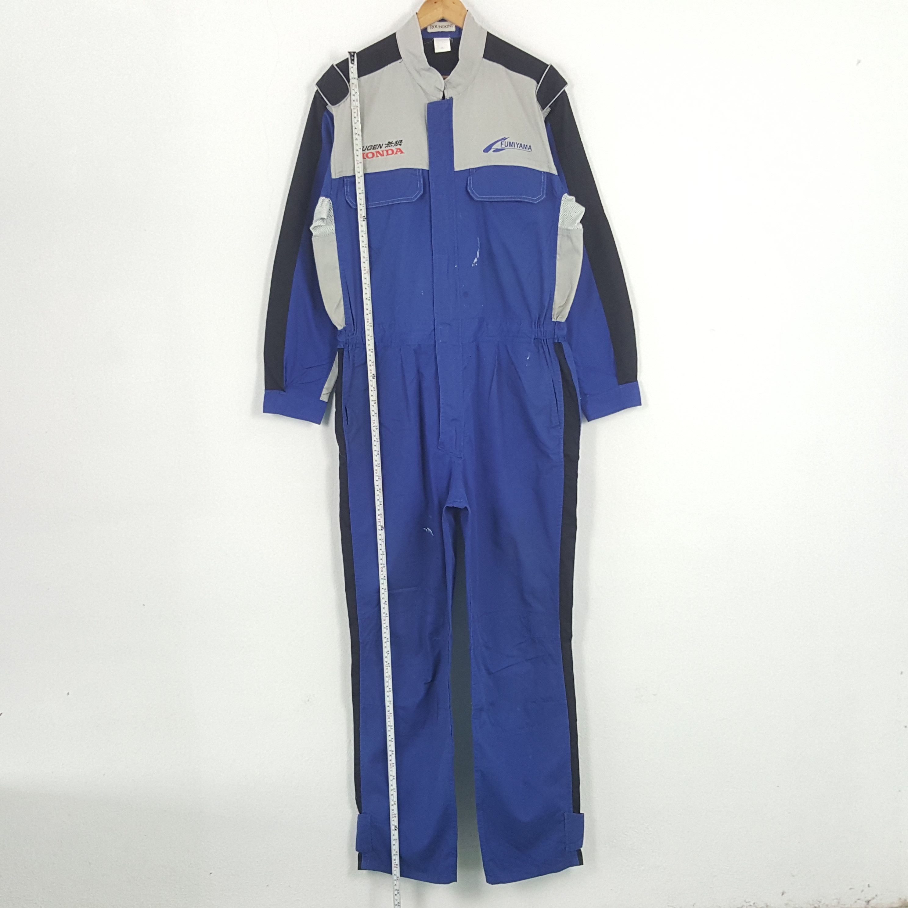 Honda × Japanese Brand × Vintage Vintage Mugen Honda Japan Racing Team Custom Coverall Jacket Size US L / EU 52-54 / 3 - 7 Thumbnail