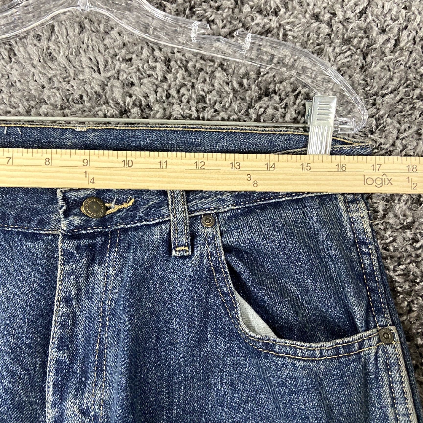 Wrangler WRANGLER RUGGED WEAR Blue Jeans Regular Fit 34 X 32 Straight Men’s Size US 34 / EU 50 - 6 Thumbnail