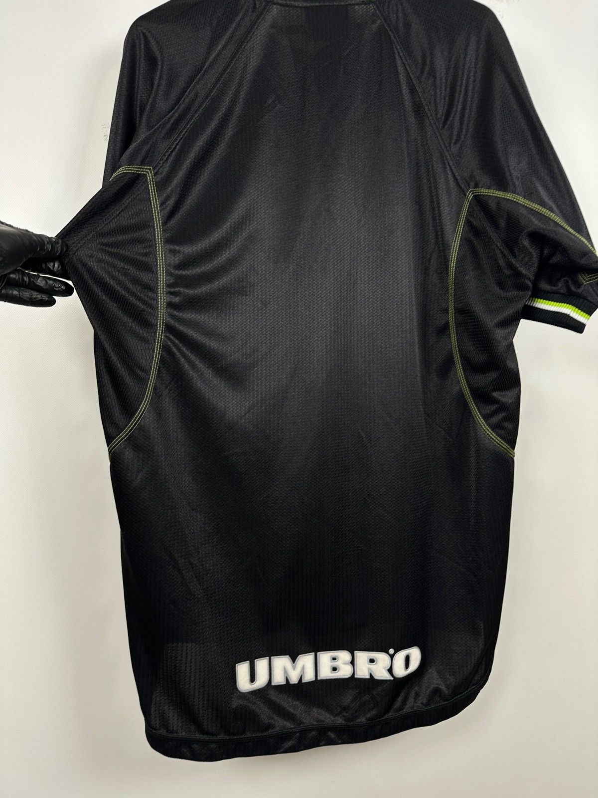 Umbro 1998-99 Umbro Manchester United Third Kit Soccer Jersey Size US XL / EU 56 / 4 - 16 Thumbnail