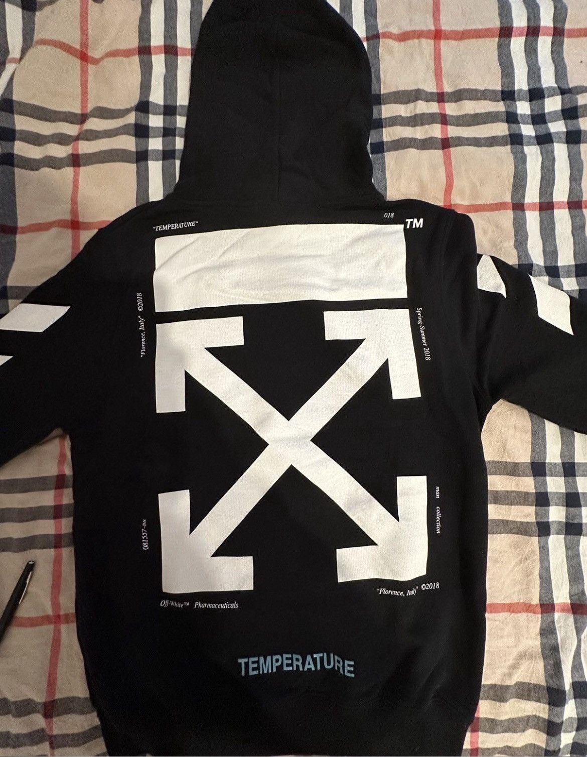 Off-White Off White Hoodie Size US XXS / EU 40 - 2 Thumbnail