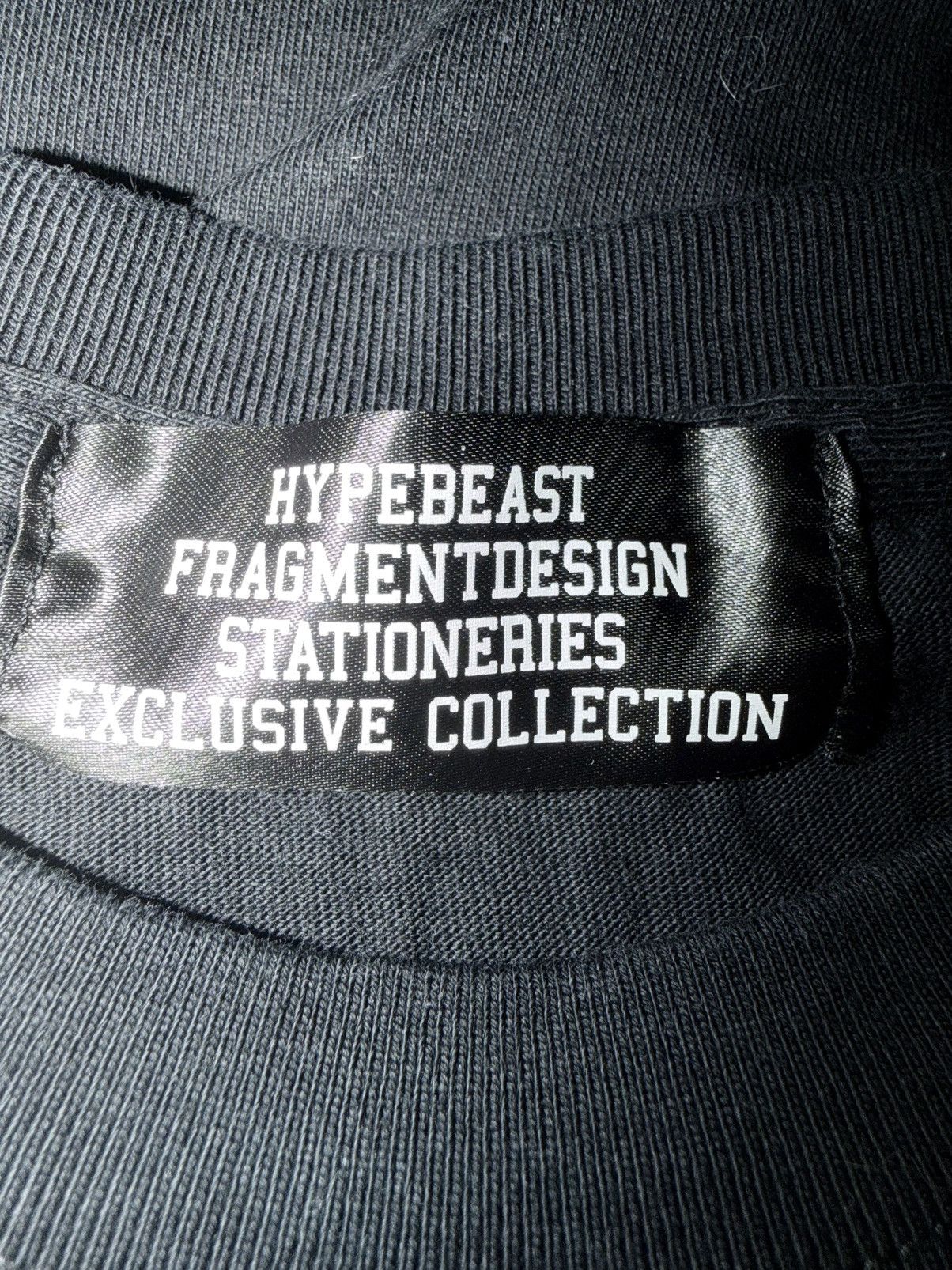 Fragment Design Hypebeast X Fragment Design Stationaries Black T-Shirt Size US M / EU 48-50 / 2 - 4 Thumbnail