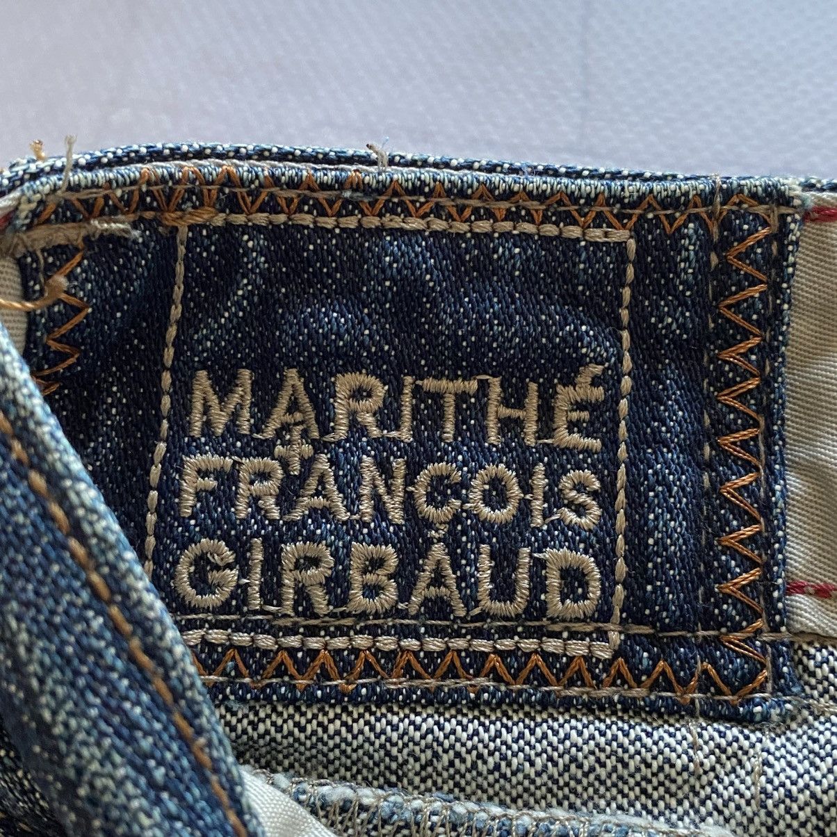 Marithe + Francois Girbaud RARE Marithe Francois Girbaud Cargo Flared Distressed Jeans Size 26" / US 2 / IT 38 - 9 Thumbnail