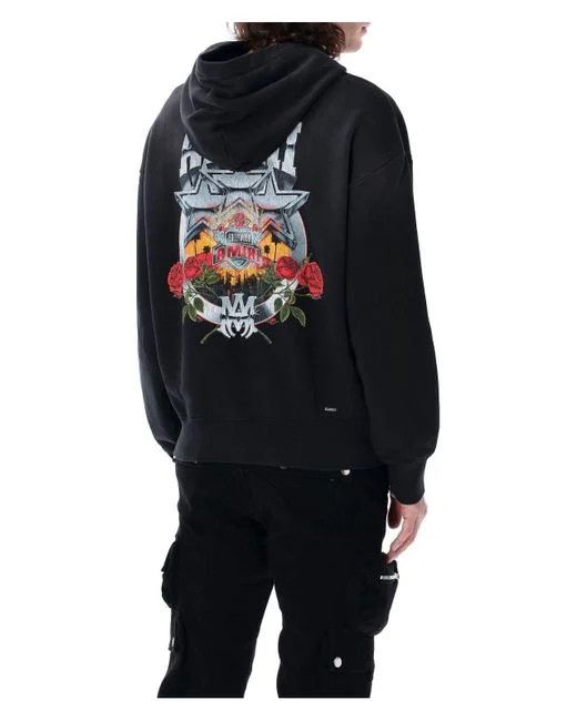 Amiri o1h1sh10525 Championship Hoodie in Black Size US S / EU 44-46 / 1 - 4 Thumbnail