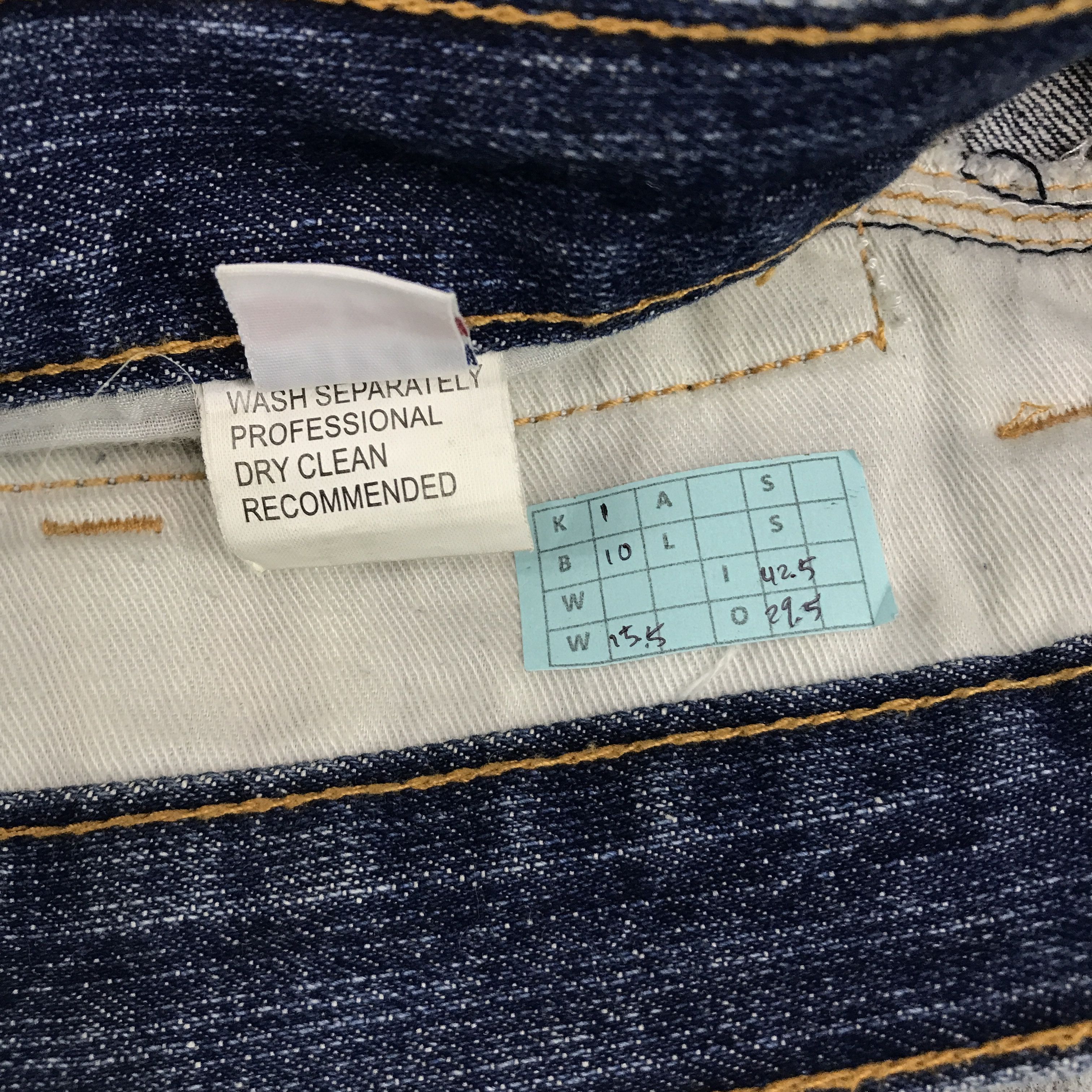 Japanese Brand JAPAN DECOMP PATCHWORK DESIGN DISTRESSED JEAN Size US 31 - 8 Thumbnail
