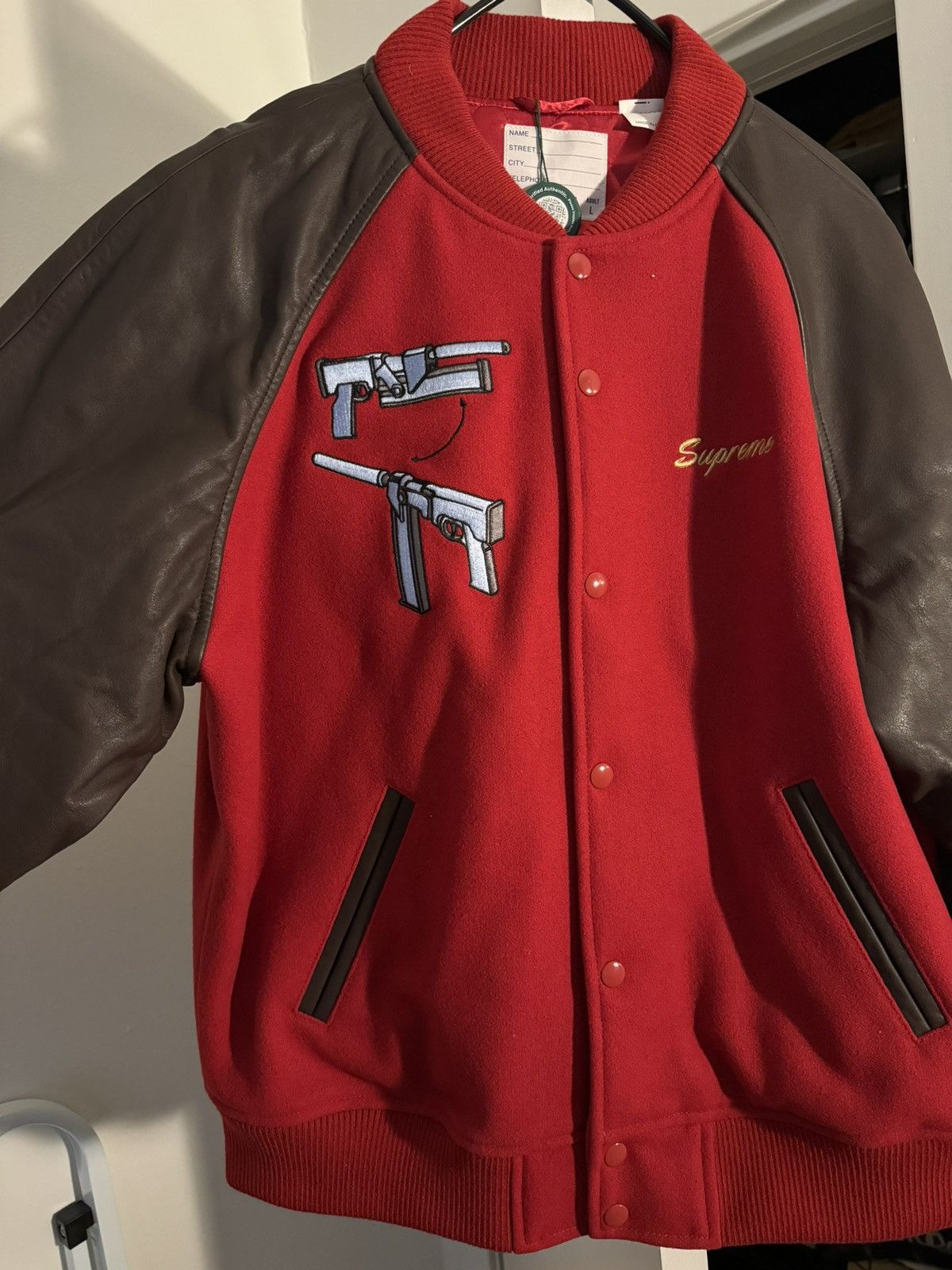 Supreme Supreme AEON Flux Varsity Jacket Size US L / EU 52-54 / 3 - 3 Thumbnail
