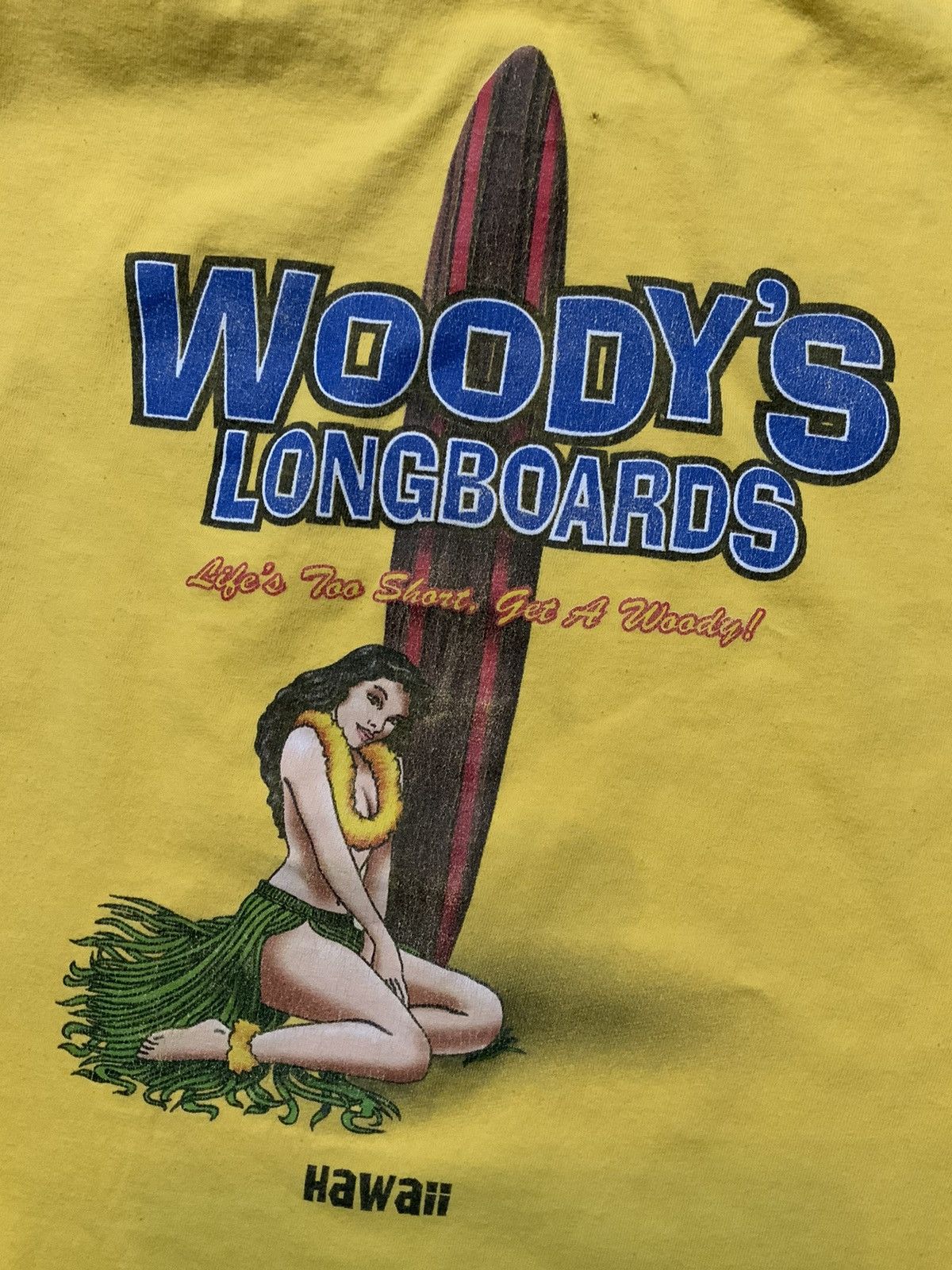 Other Woody’s Longboards Aloha Pin Up Girl Surfboard Surf T-Shirt Size US M / EU 48-50 / 2 - 1 Thumbnail