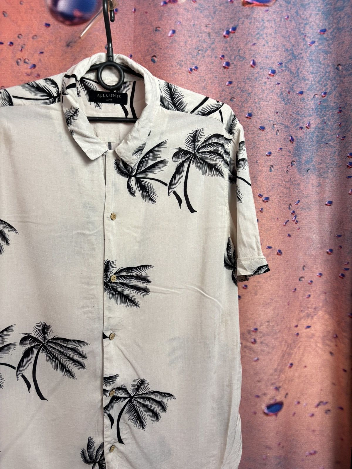 Allsaints Allsaints luxury Hawaiian shirt Size US L / EU 52-54 / 3 - 1 Thumbnail