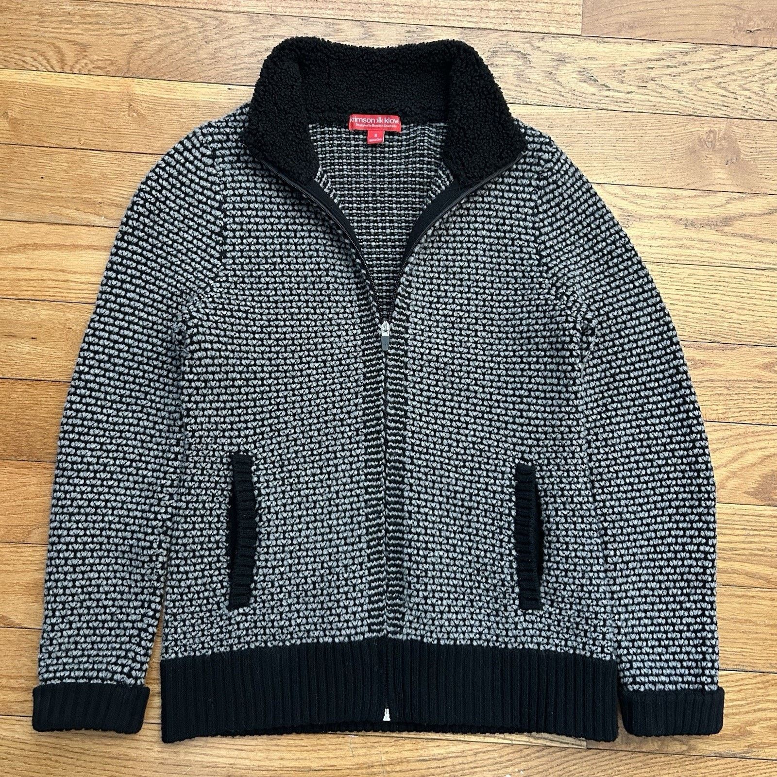 Other Krimson Klover Apres Ski Lambs Wool Fleece Full Zip Sweater Size S / US 4 / IT 40 - 1 Thumbnail