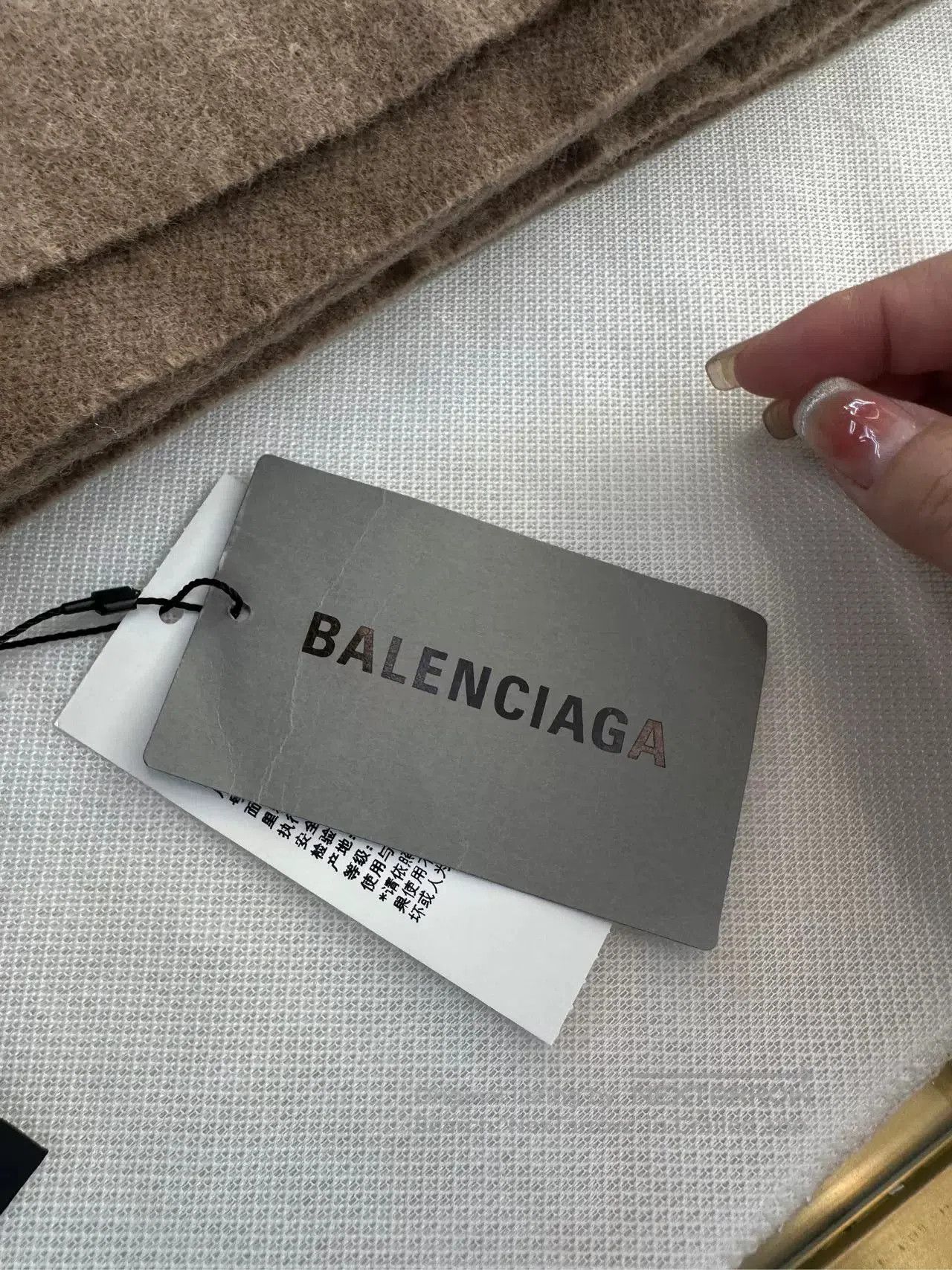Balenciaga Balenciaga Cashmere Scarf. Size ONE SIZE - 4 Thumbnail