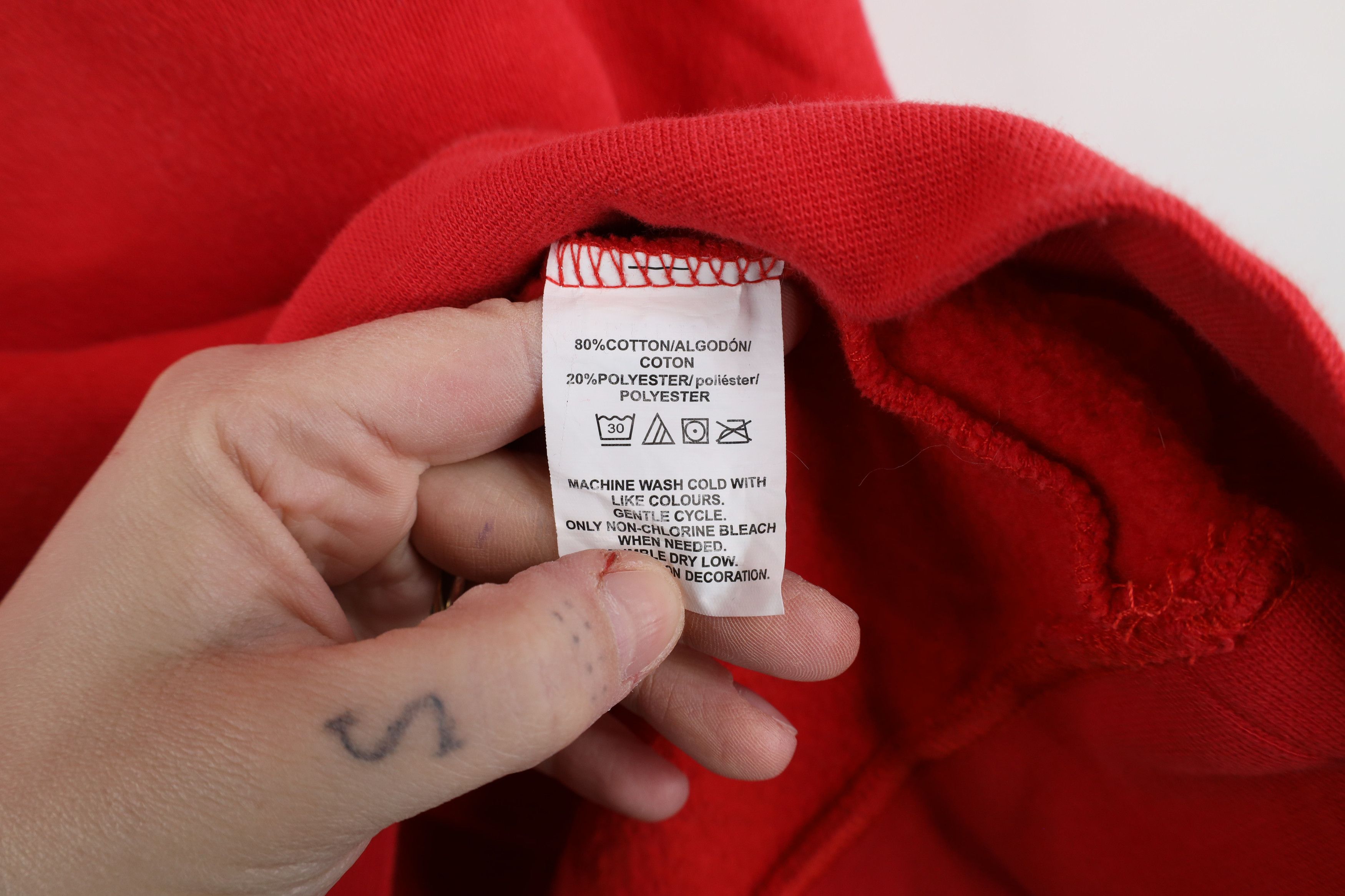 Vintage Fanatics Detroit Red Wings Hockey Jersey Hoodie Sweatshirt Size US XL / EU 56 / 4 - 9 Thumbnail