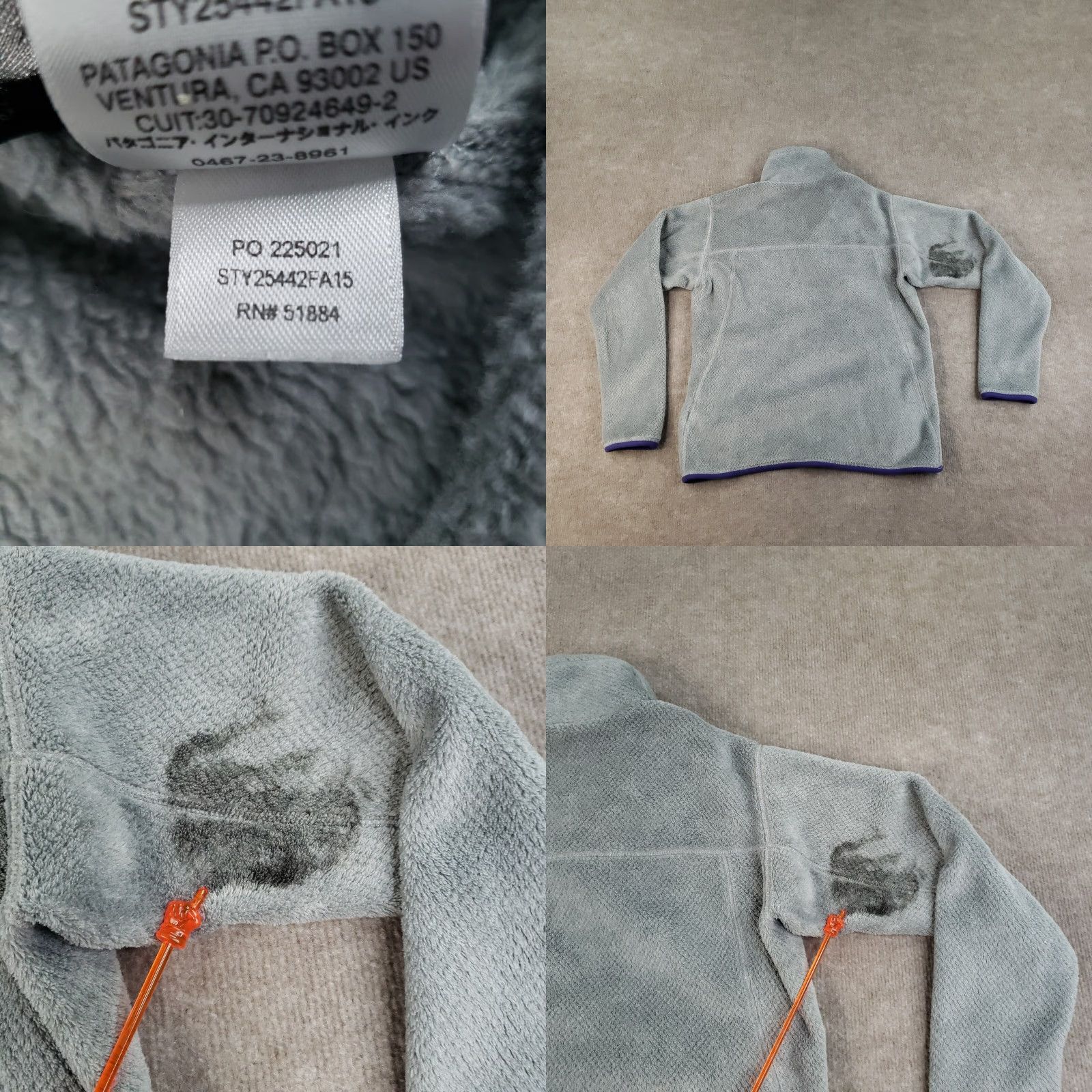 Patagonia Patagonia Re-Tool Jacket Women M Gray 1/4 Zip Fleece Casual Shirt Hoodie? Size M / US 6-8 / IT 42-44 - 8 Thumbnail