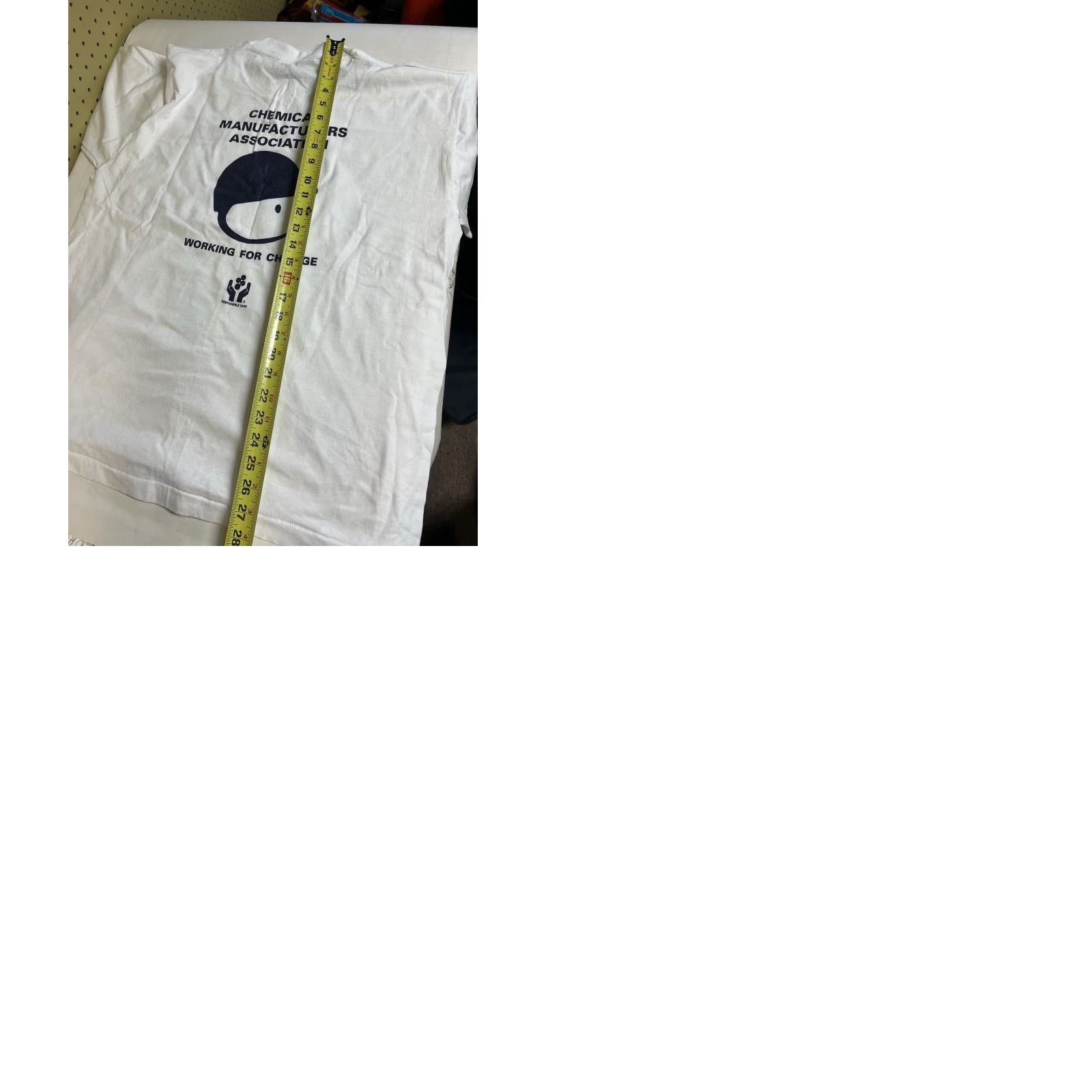 Fruit Of The Loom VINTAGE Fruit of the Loom T-Shirt XL White Unisex Adults Short Sleeve Crew Neck Single Stitch Graphic 1960s 1970s style Shirts Mustang? Size US XL / EU 56 / 4 - 9 Thumbnail