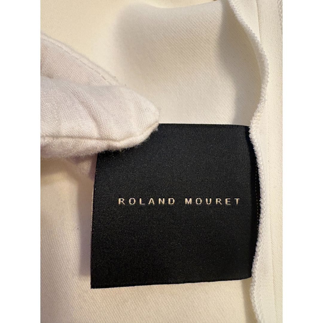 Roland Mouret Roland Mouret White Bateau Neckline Slip Dress Size S / US 4 / IT 40 - 11 Thumbnail