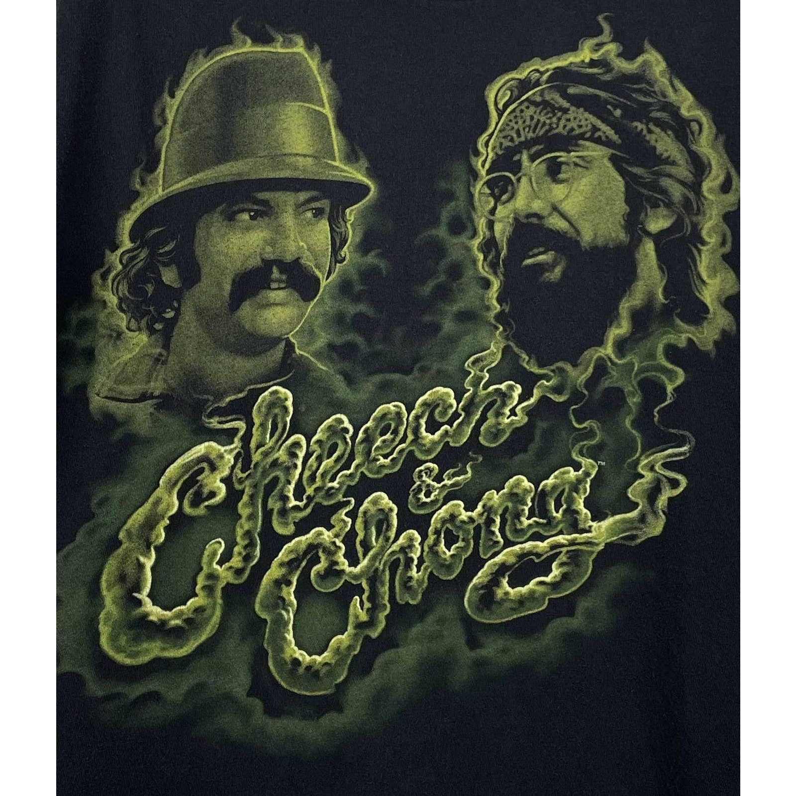 Vintage Liquid Blue Cheech And Chong T 