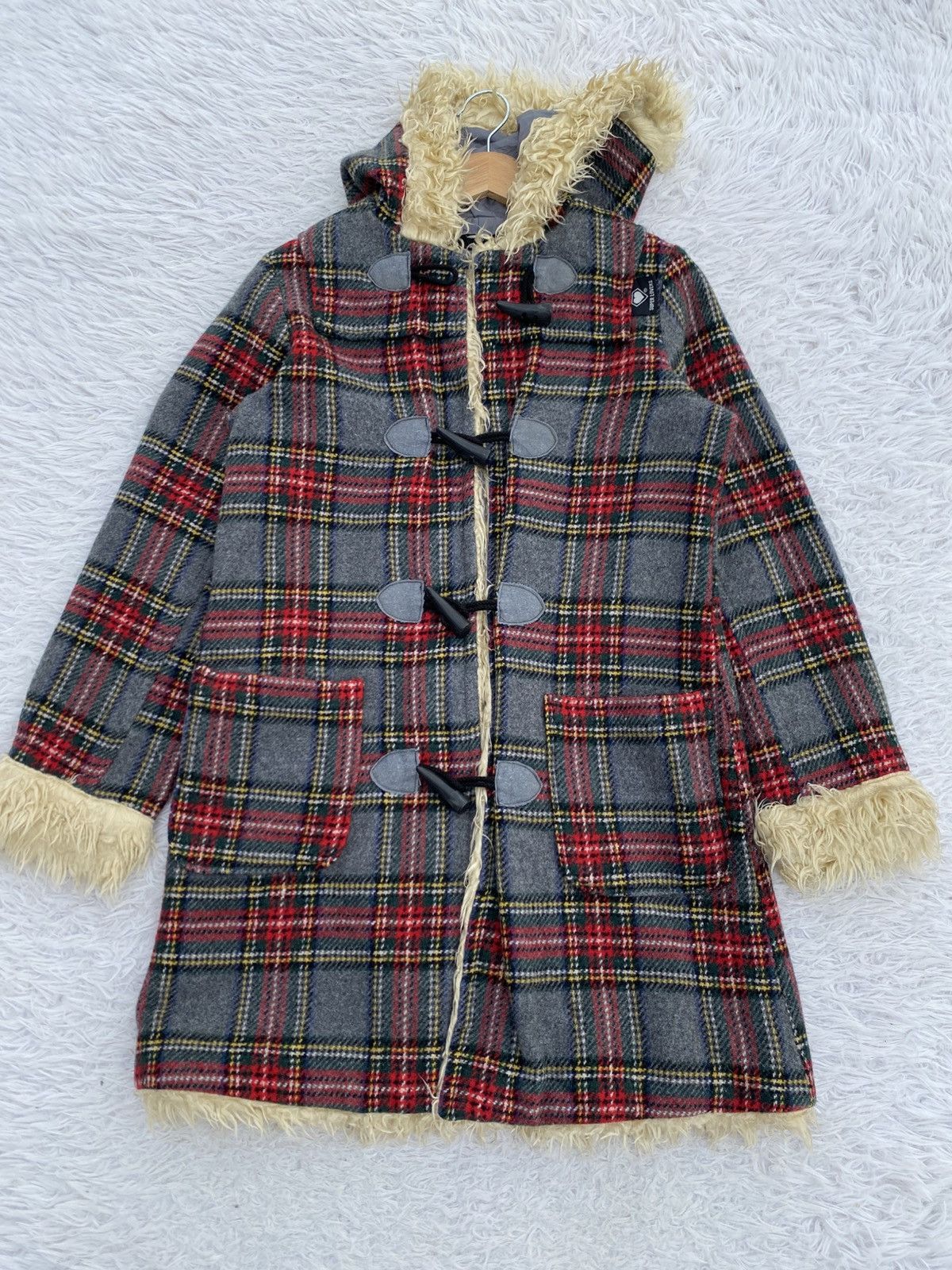 Super Lovers Rare Vintage Super Lovers Wool Long Jacket Size M / US 6-8 / IT 42-44 - 4 Thumbnail