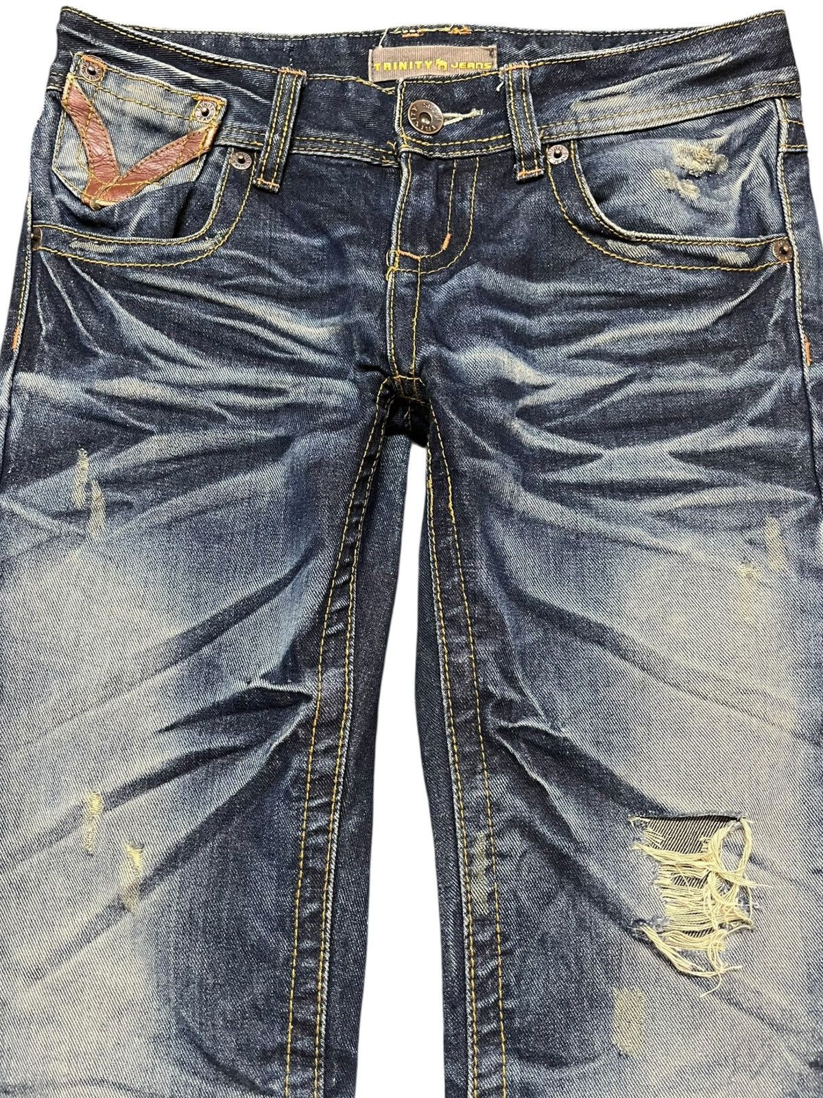 Trinity The Label Vintage Trinity Jeans Whiskers Denim Size US 32 / EU 48 - 2 Thumbnail