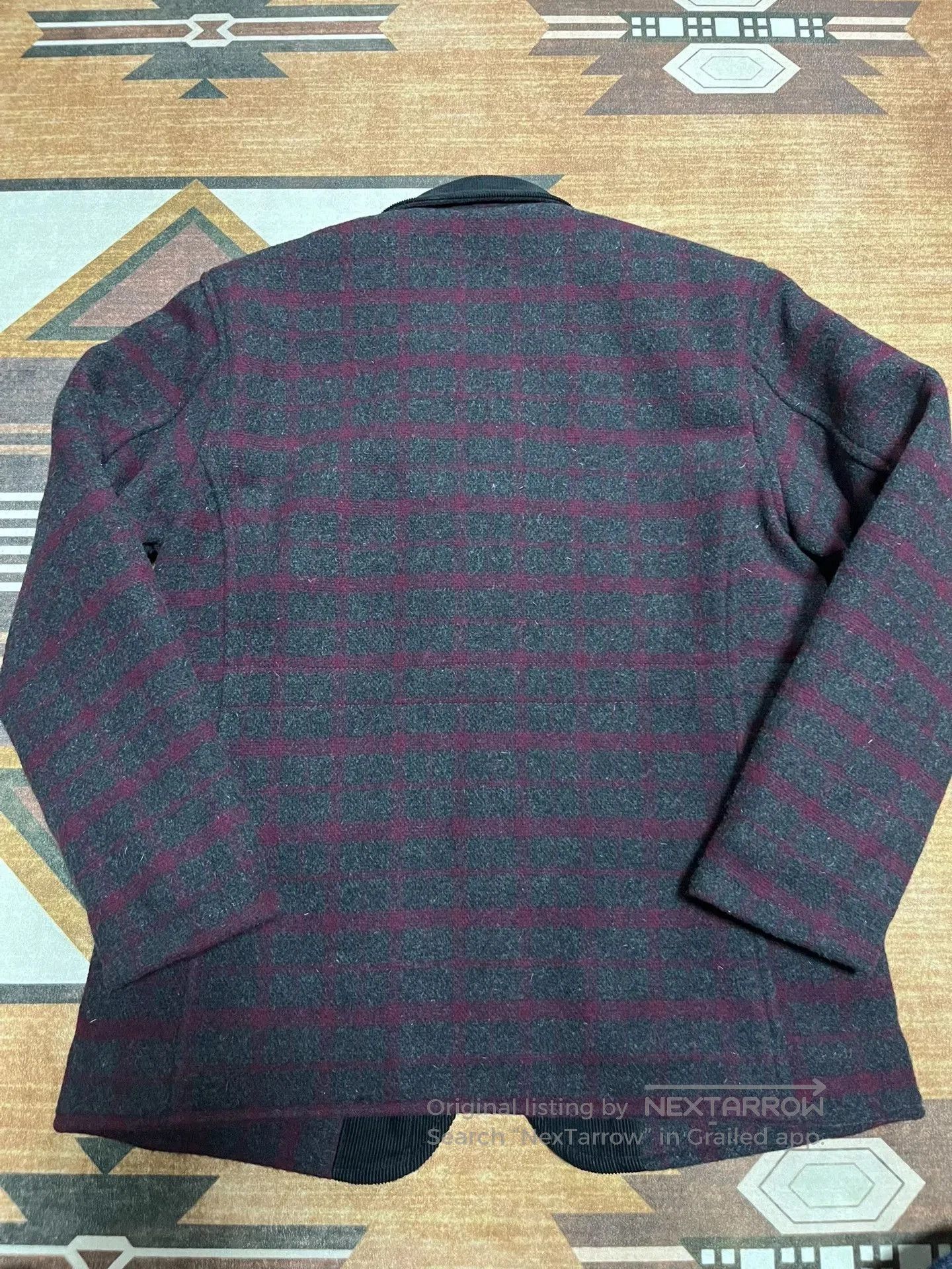 THE H.W.DOG&CO. OLD DOG 23OZ Heavyweight Plaid Wool Jacket. Size US XXS / EU 40 - 3 Thumbnail