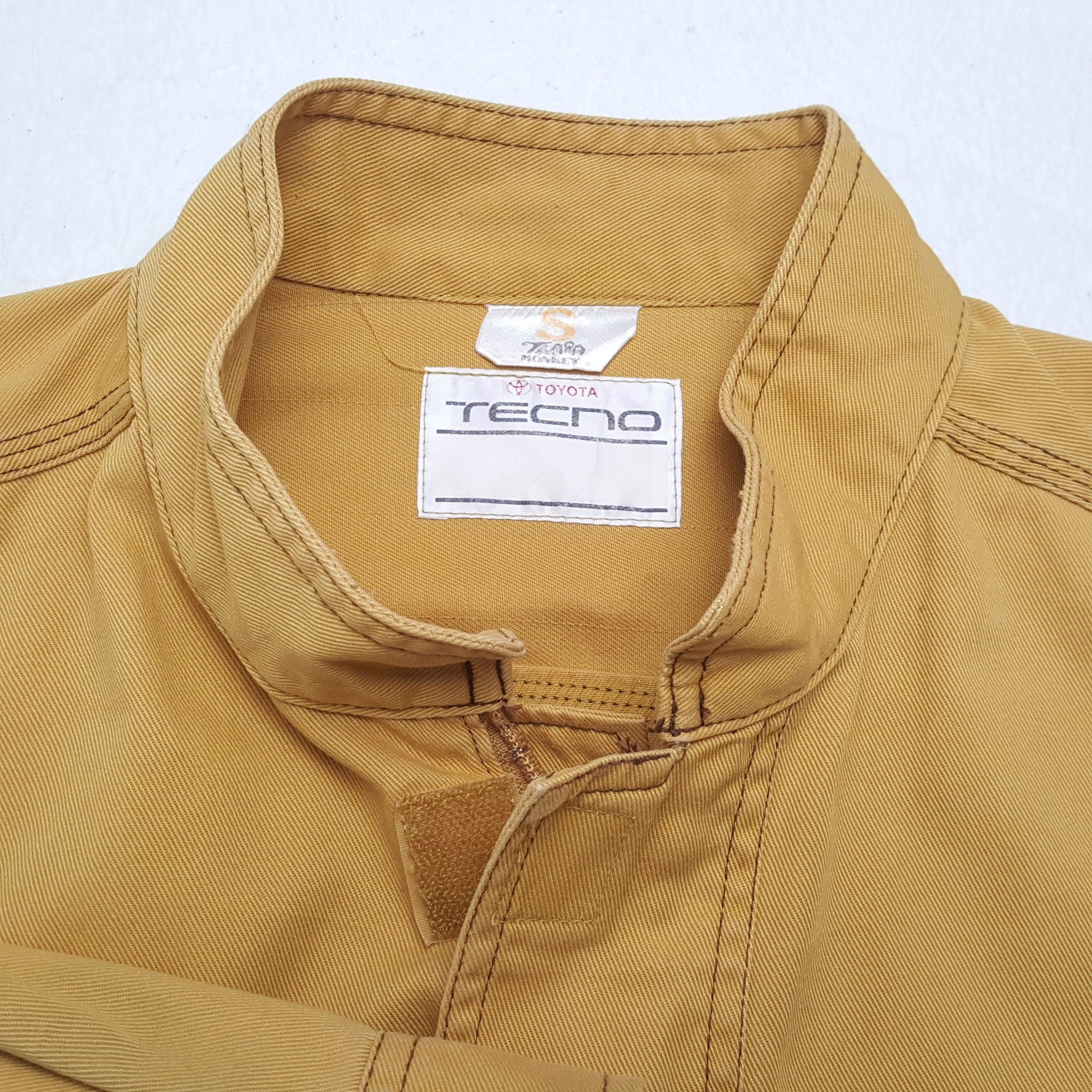 Japanese Brand TOYOTA TECNO Racing Workwear Motorsports Coverall Jacket Size US S / EU 44-46 / 1 - 15 Thumbnail