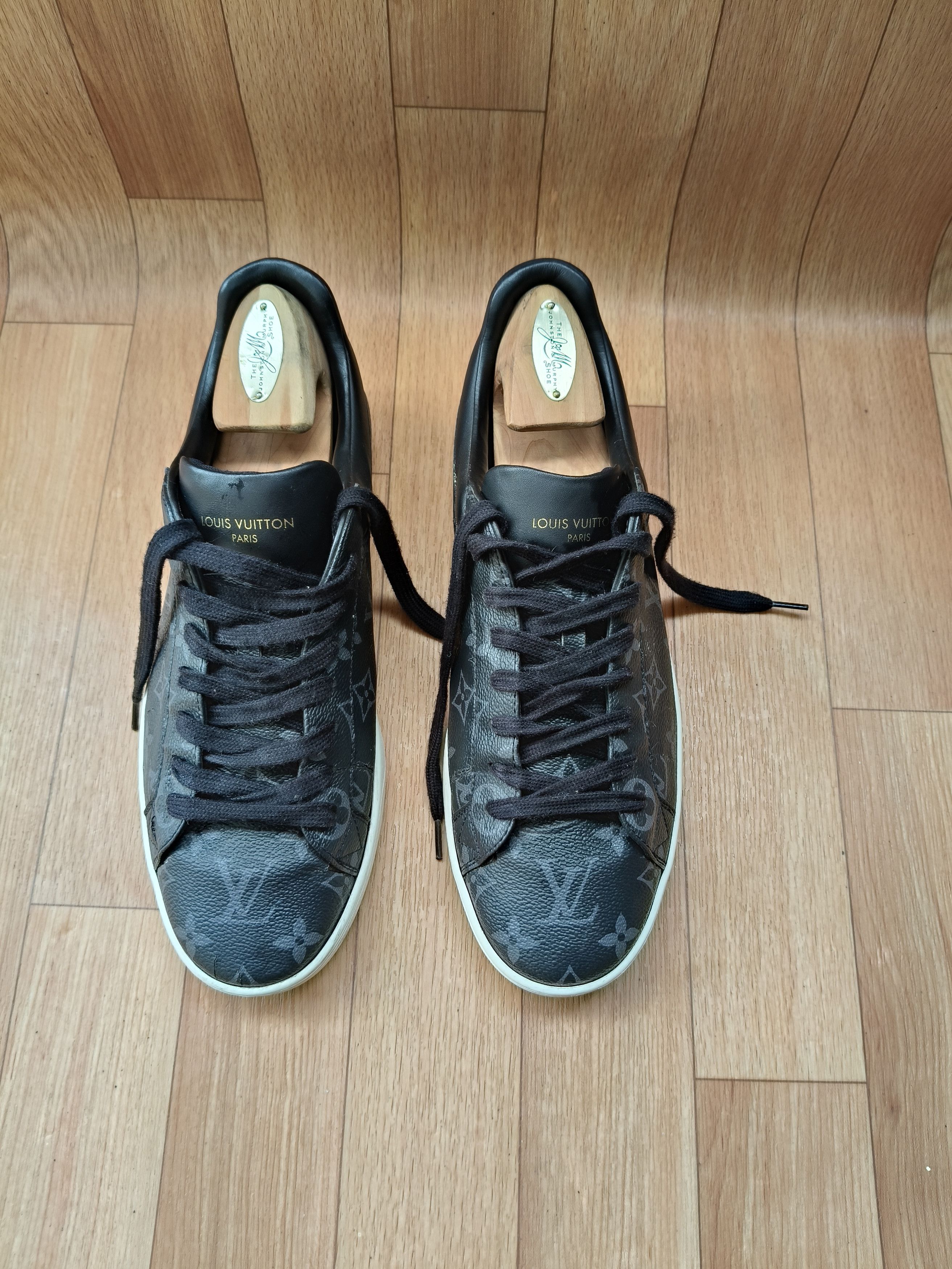 Louis Vuitton 🔵 Louis Vuitton Luxembourg monogram low top sneakers Size US 7.5 / EU 40-41 - 5 Thumbnail