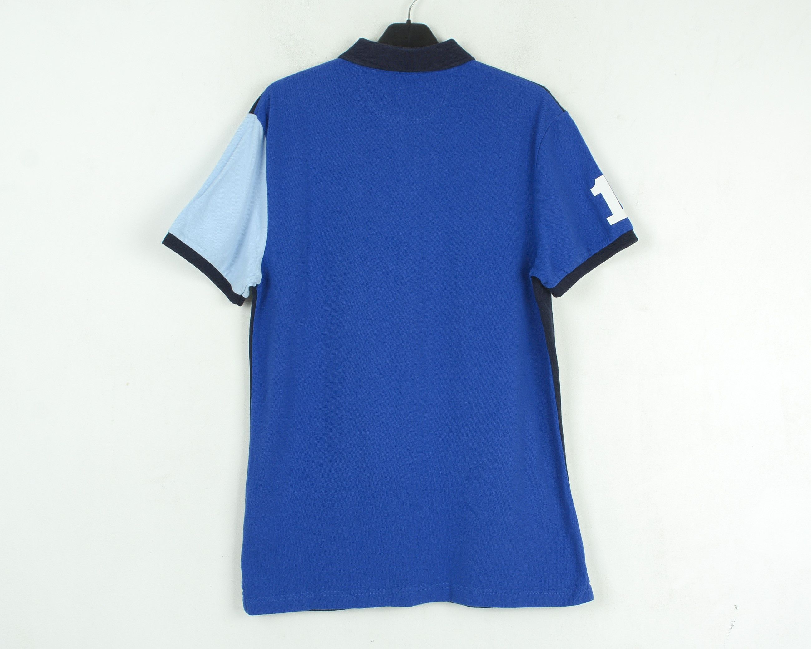 Hackett #1 men L Polo Shirt Short Sleeved Navy Top Summer Golf Blue Size US M / EU 48-50 / 2 - 6 Thumbnail